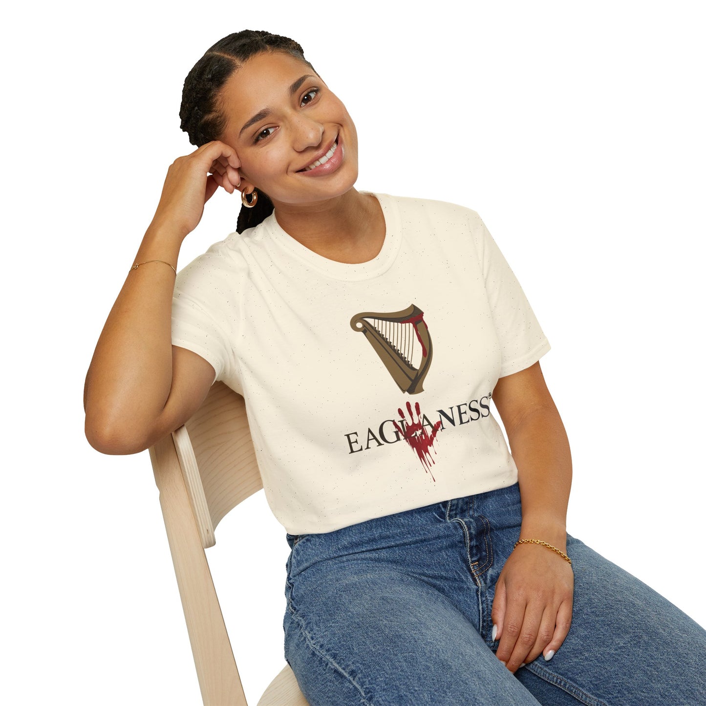 EAGLANESS 100% Cotton Unisex Softstyle T-Shirt