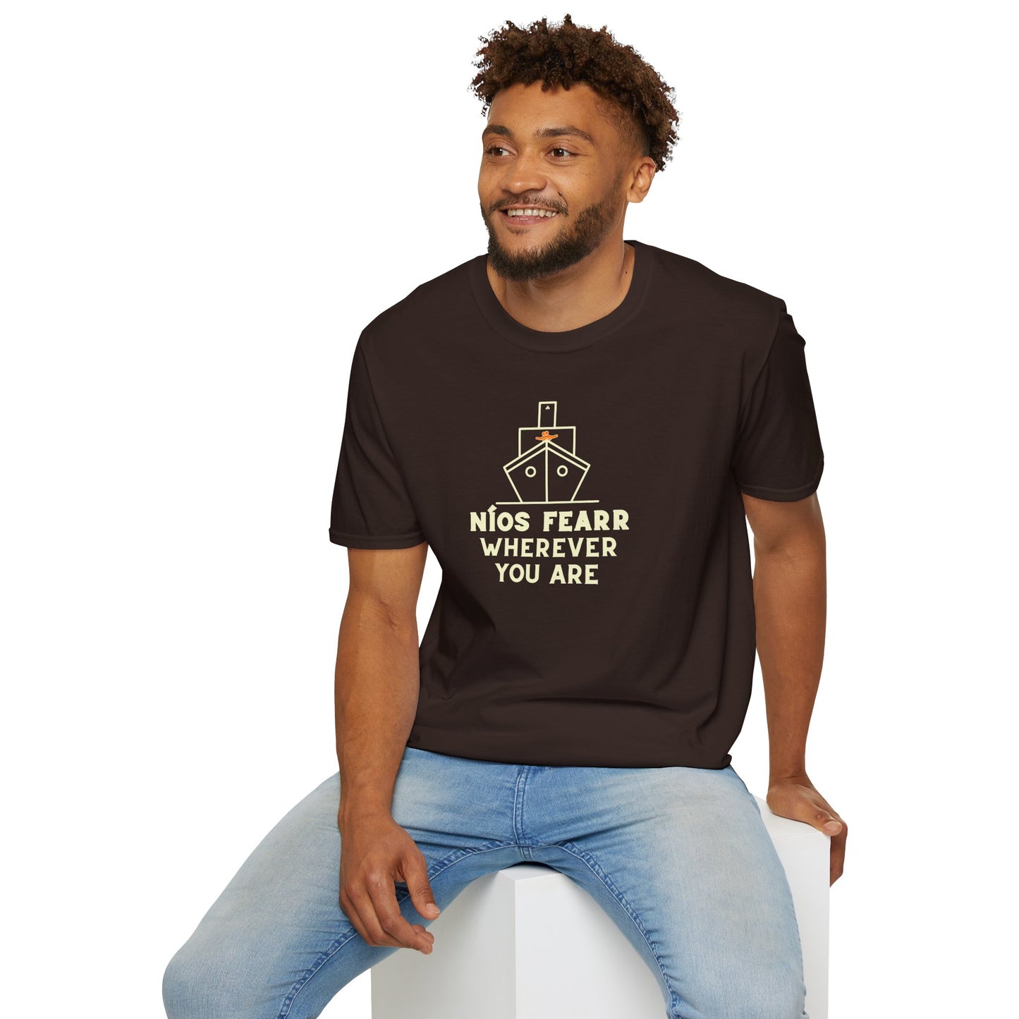 NÍOS FEARR WHEREVER YOU ARE Unisex Softstyle 100% Cotton T-Shirt