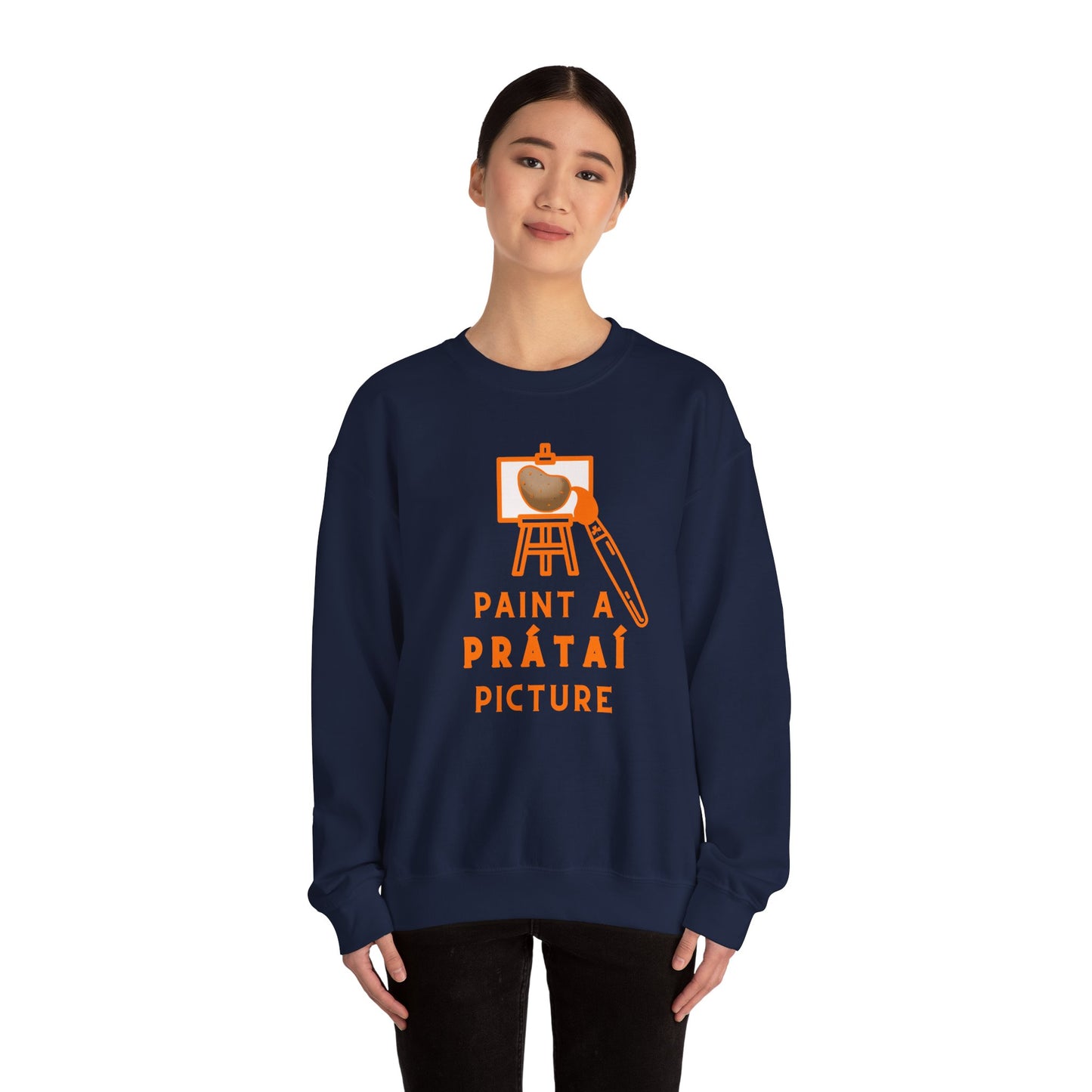 PAINT A PRÁTAÍ PICTURE Unisex Heavy Blend™ Crewneck Sweatshirt
