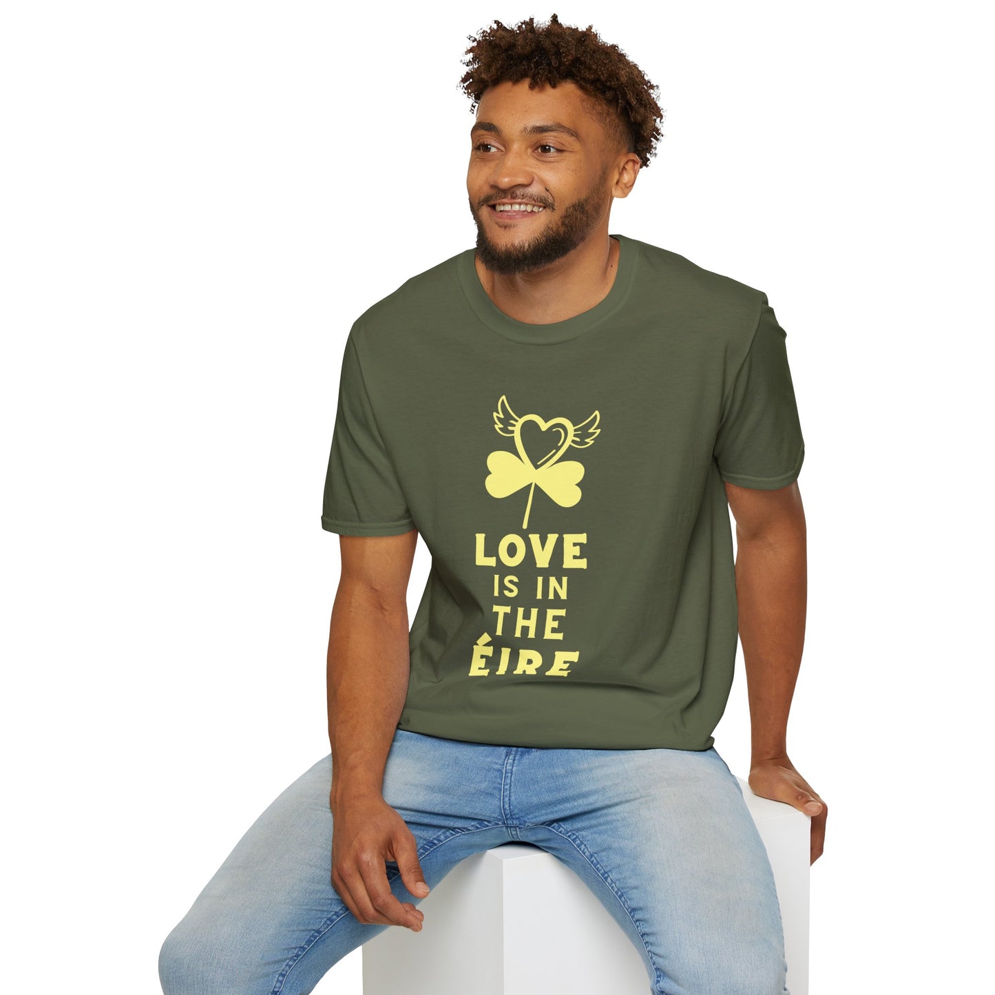 LOVE IS IN THE ÉIRE 2 Unisex Softstyle 100% Cotton T-Shirt