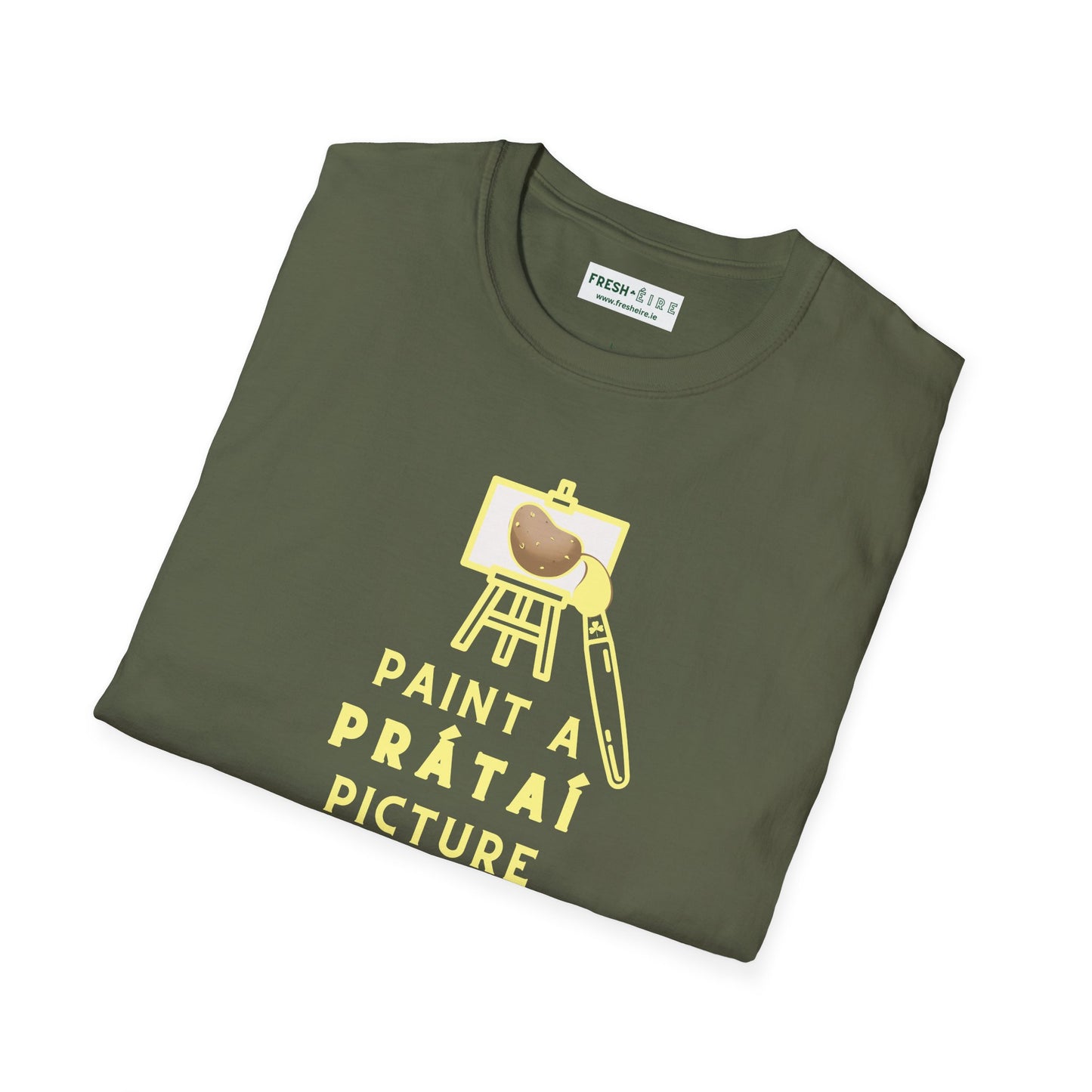 PAINT A PRÁTAÍ PICTURE Unisex Softstyle 100% Cotton T-Shirt
