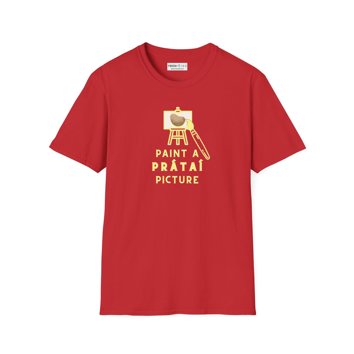 PAINT A PRÁTAÍ PICTURE Unisex Softstyle 100% Cotton T-Shirt