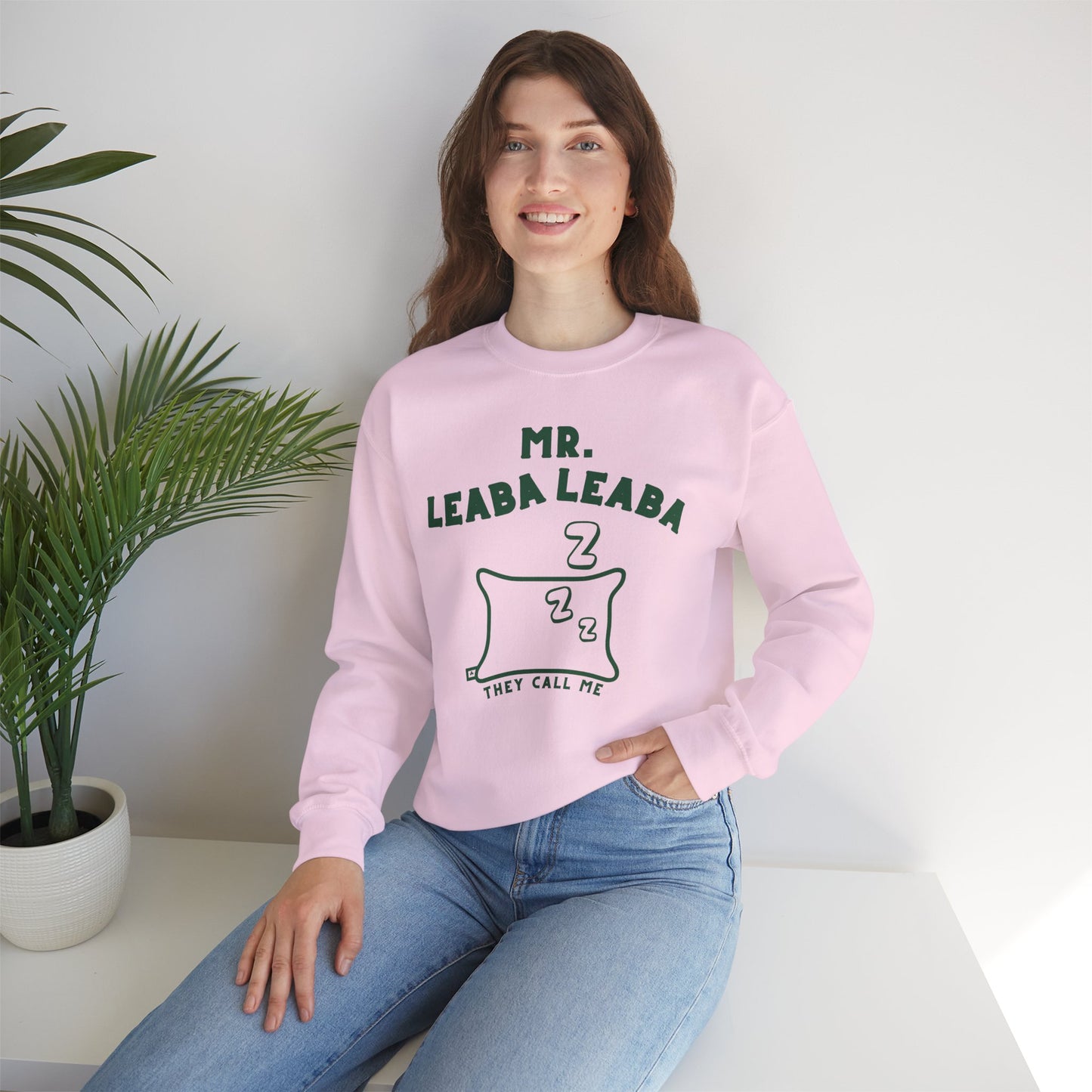 MR. LEABA LEABA (THEY CALL ME) Unisex Heavy Blend™ Crewneck Sweatshirt
