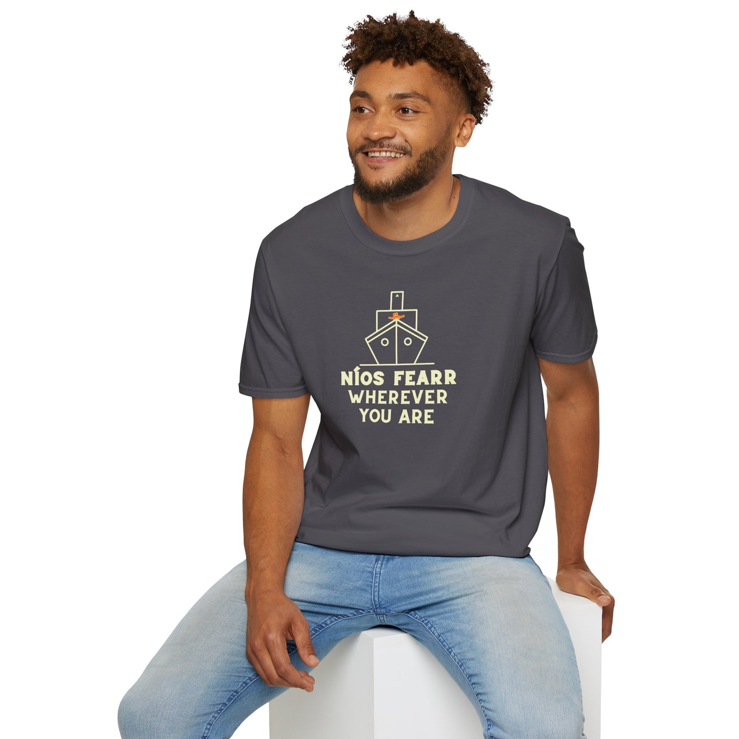 NÍOS FEARR WHEREVER YOU ARE Unisex Softstyle 100% Cotton T-Shirt