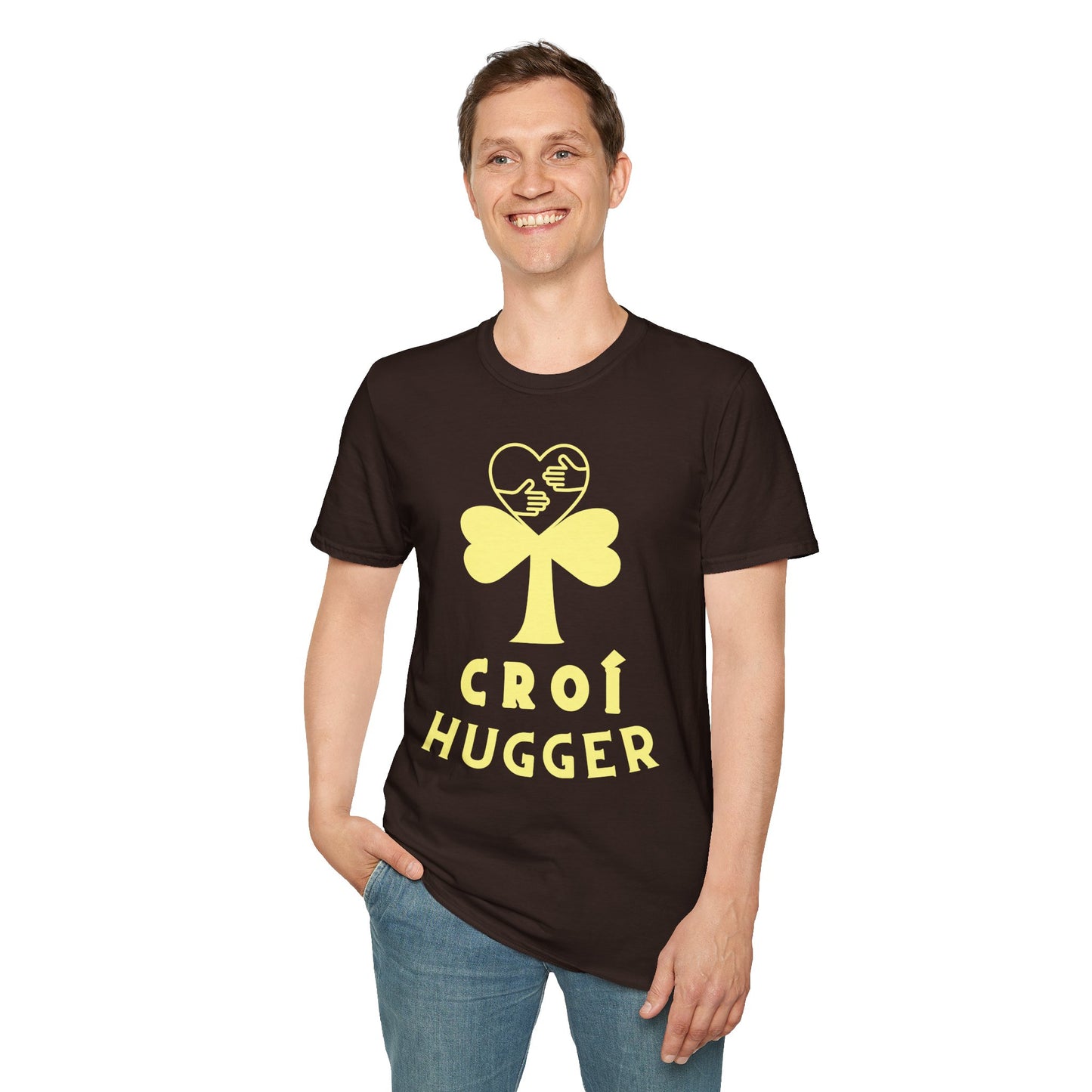 CROÍ HUGGER Unisex Softstyle 100% Cotton T-Shirt