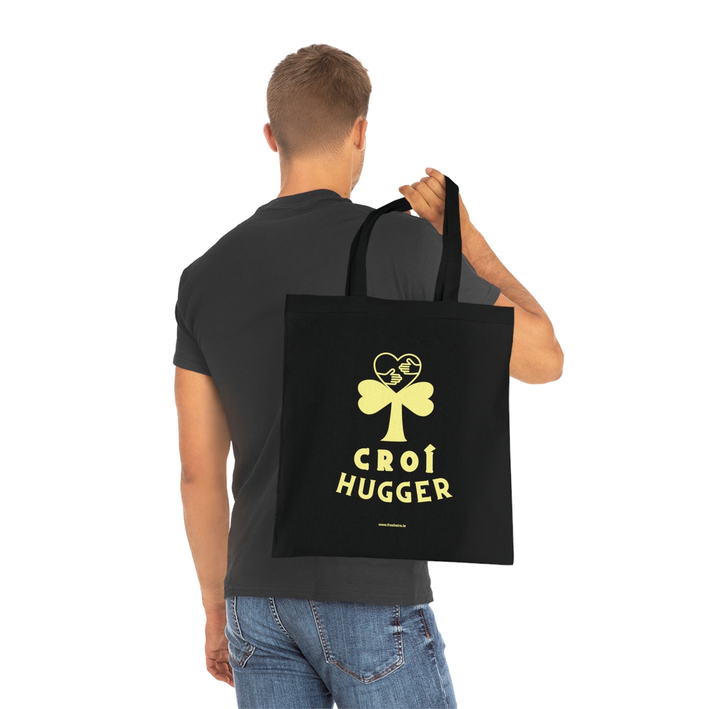 CROÍ HUGGER 100% Cotton Tote Bag