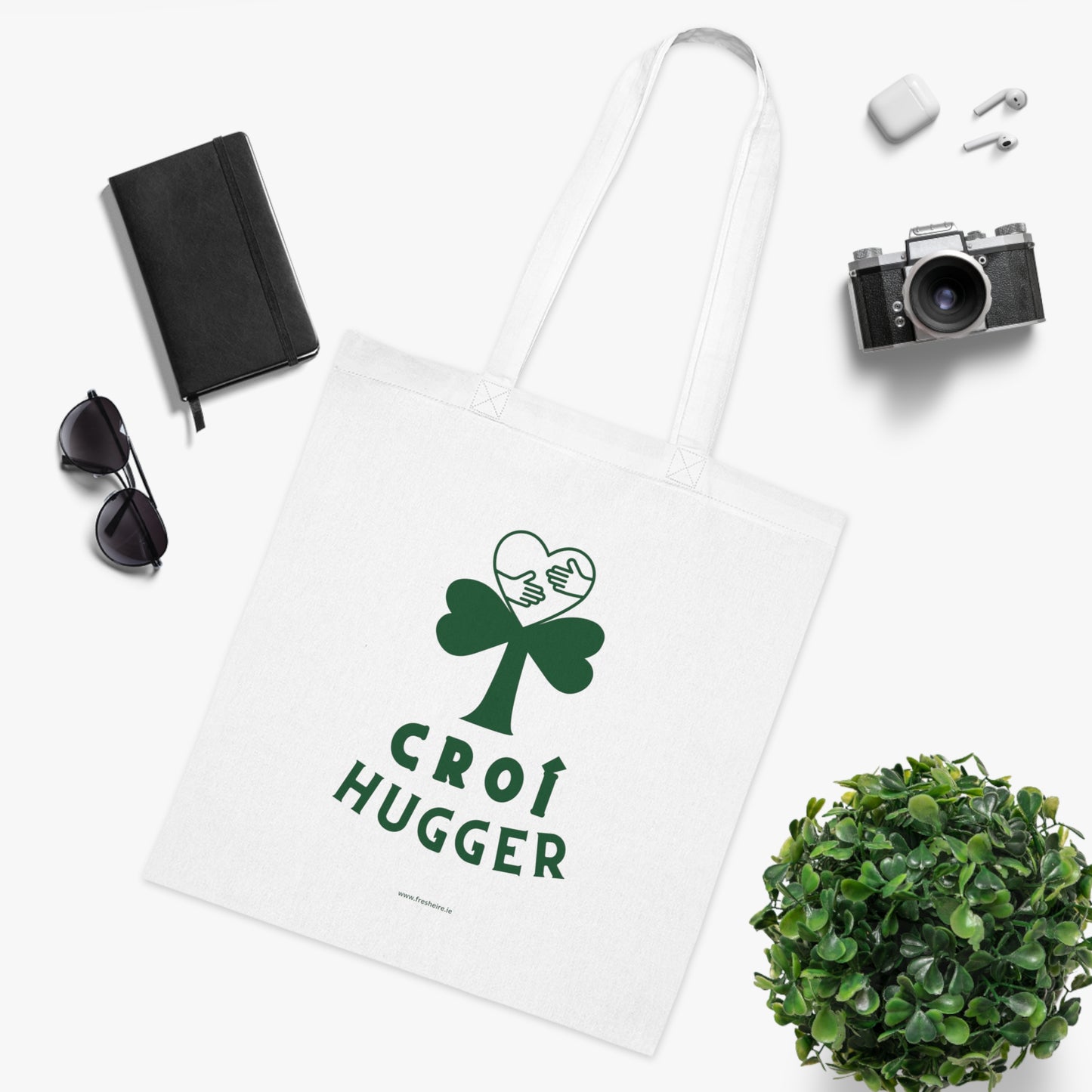 CROÍ HUGGER 100% Cotton Tote Bag