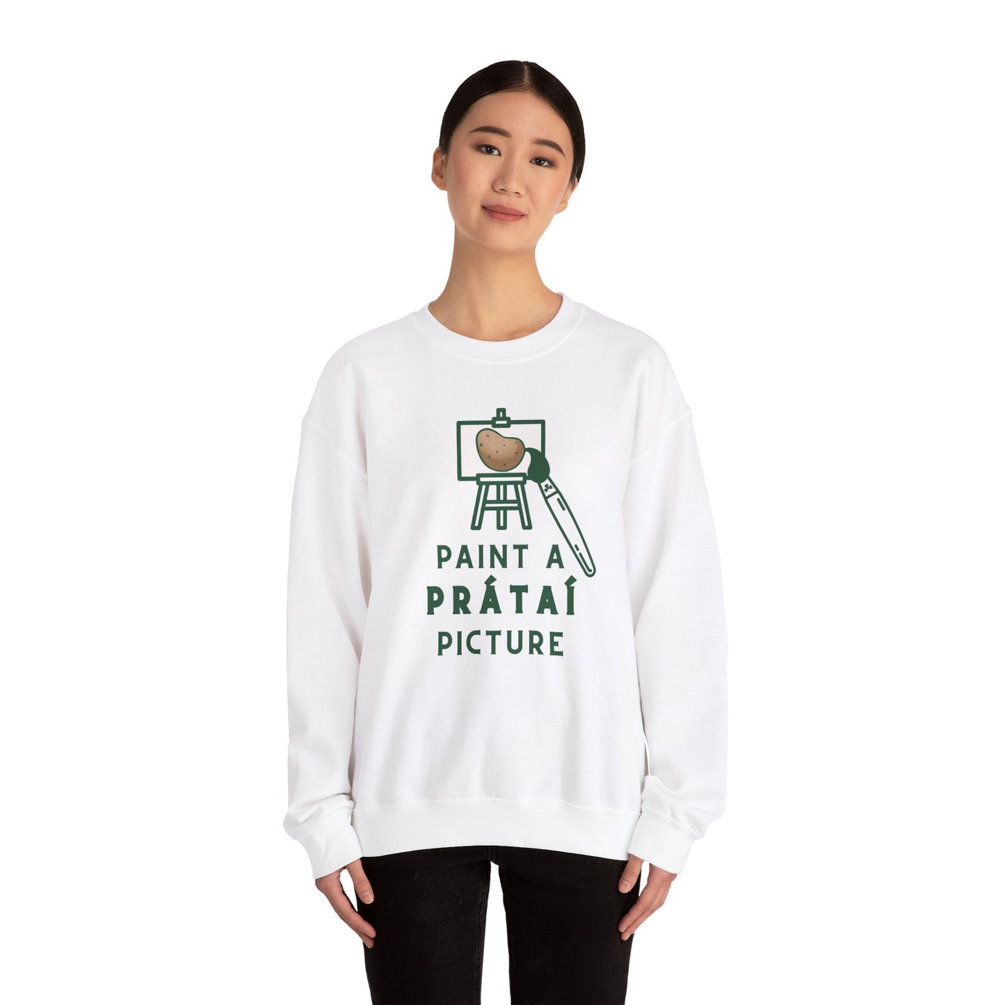 PAINT A PRÁTAÍ PICTURE Unisex Heavy Blend™ Crewneck Sweatshirt