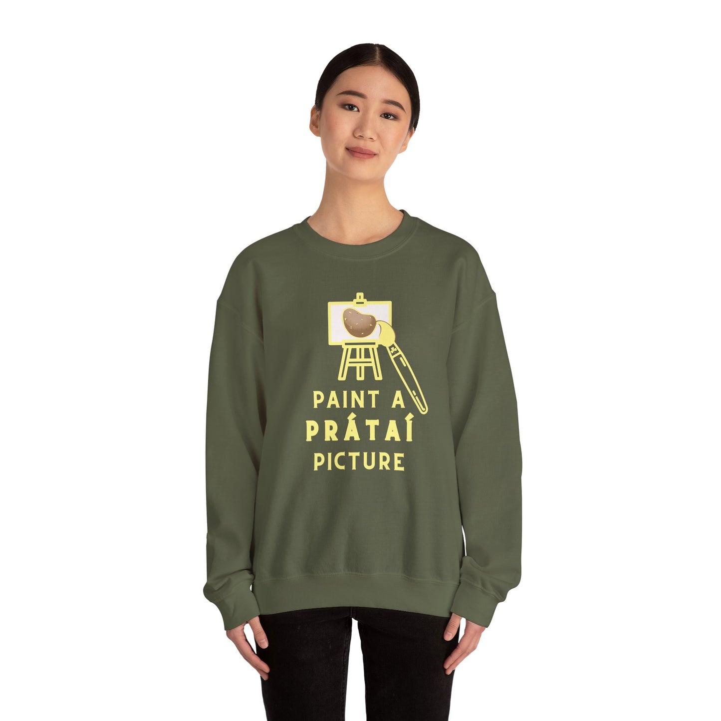 PAINT A PRÁTAÍ PICTURE Unisex Heavy Blend™ Crewneck Sweatshirt