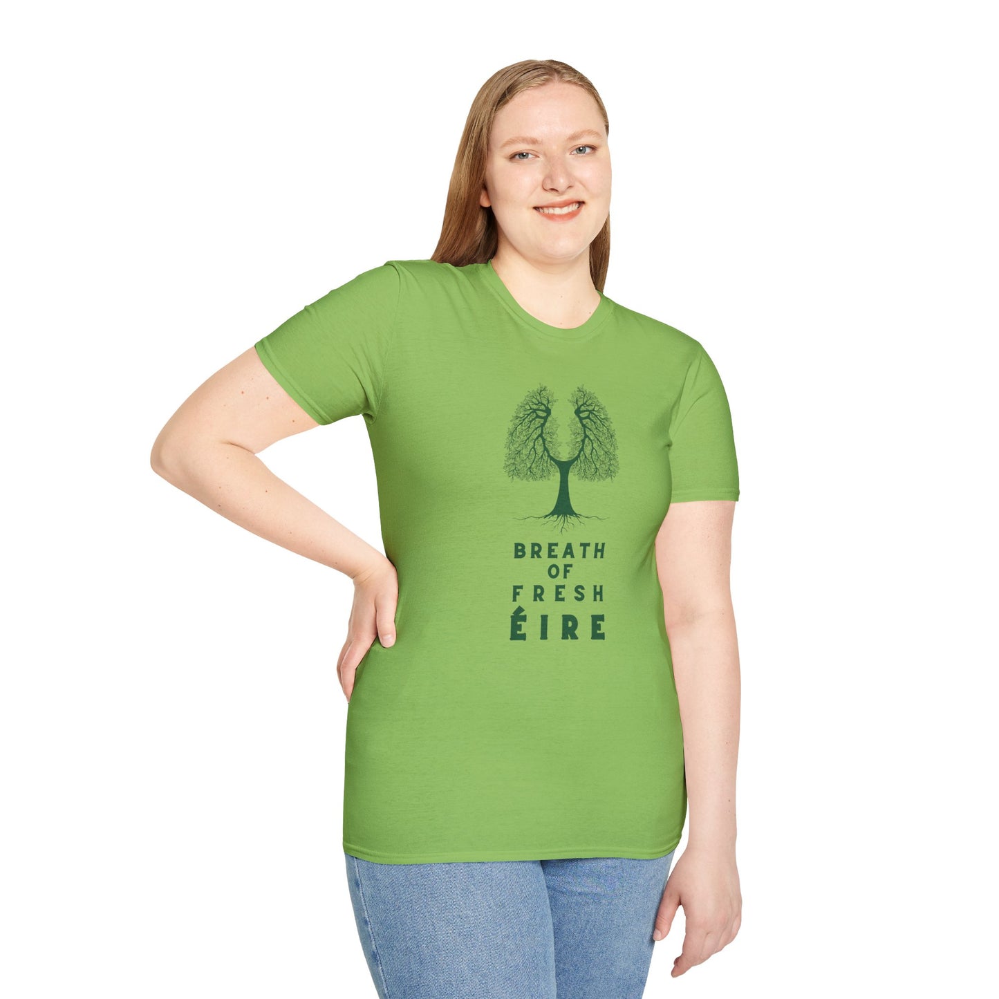BREATH OF FRESH ÉIRE Unisex Softstyle 100% Cotton T-Shirt