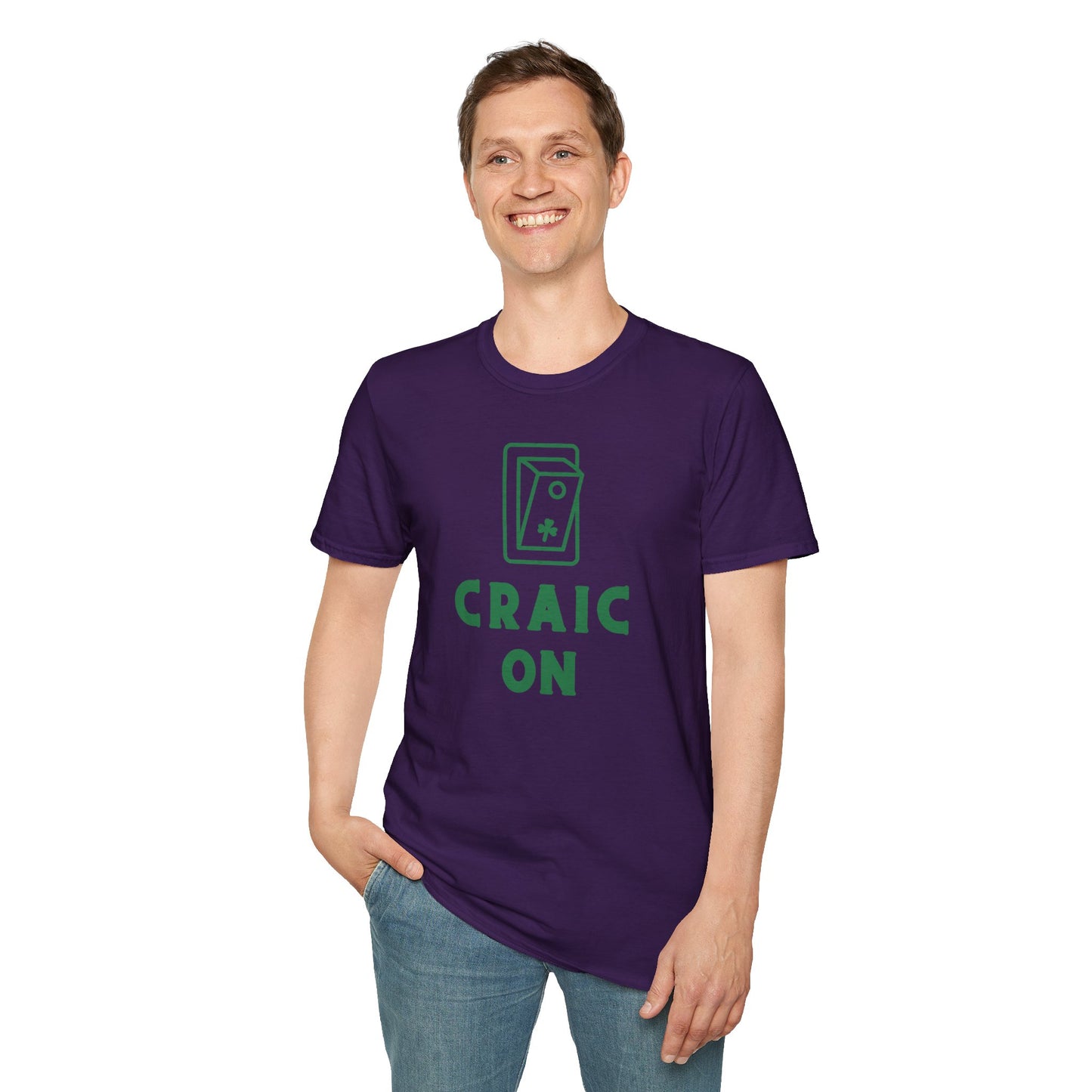 CRAIC ON Unisex Softstyle 100% Cotton T-Shirt