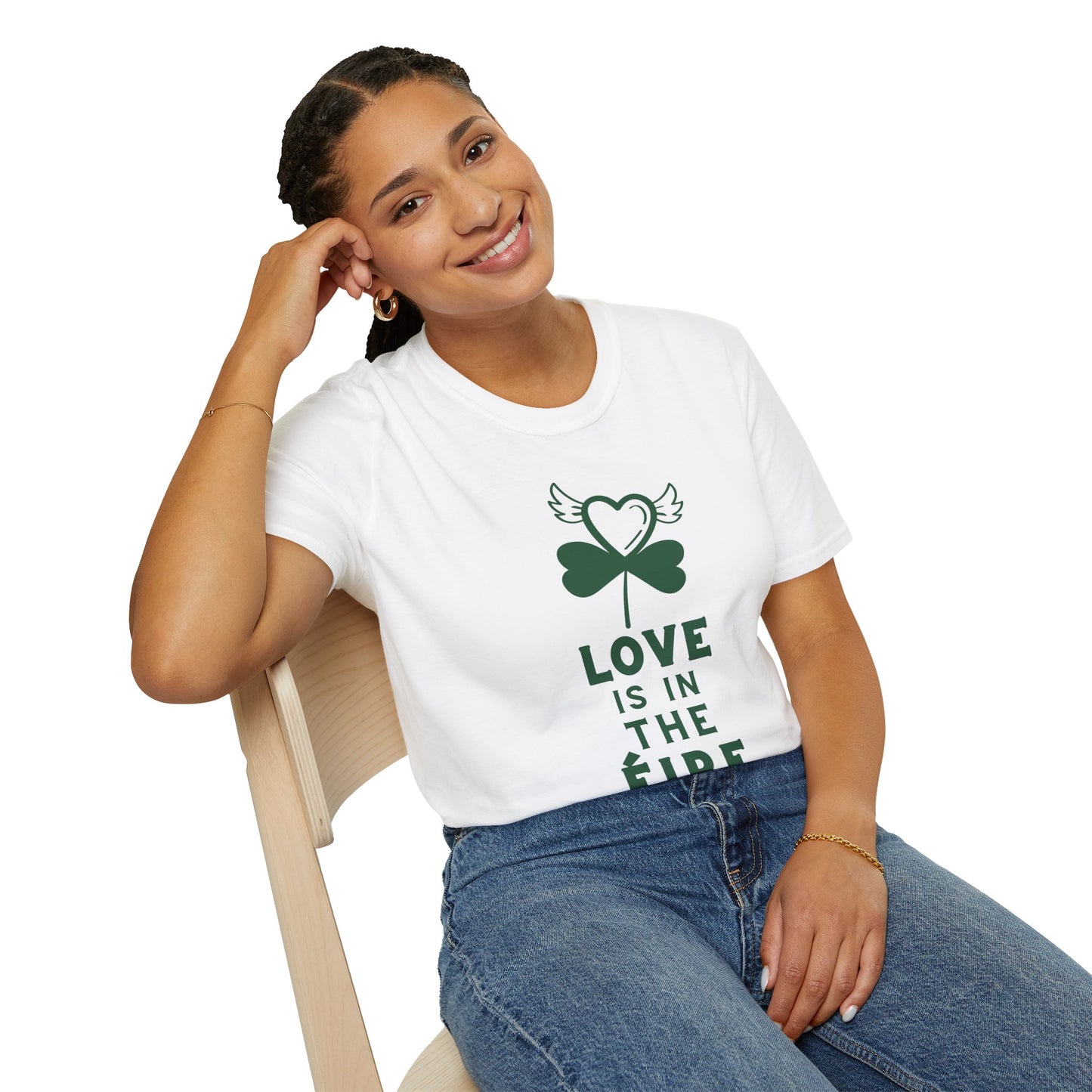 LOVE IS IN THE ÉIRE 2 Unisex Softstyle 100% Cotton T-Shirt
