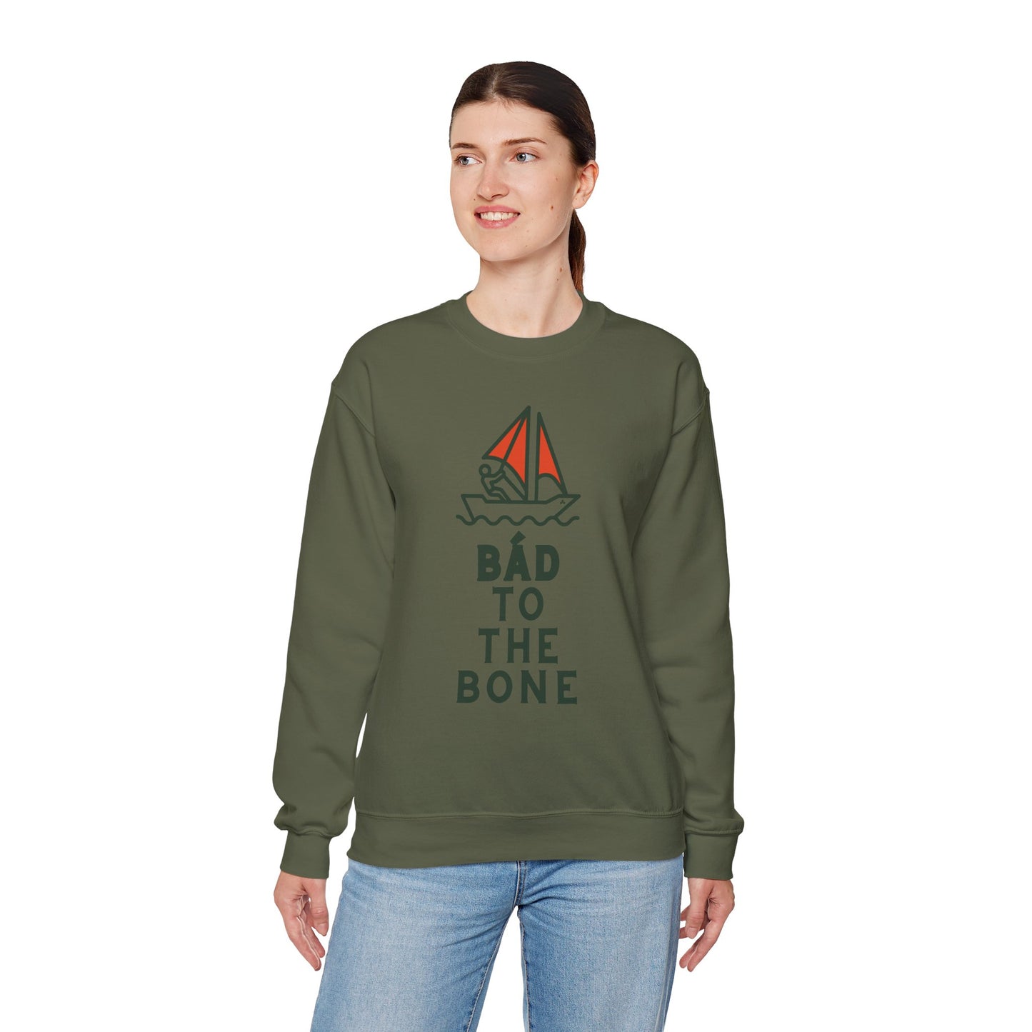 BÁD TO THE BONE Unisex Heavy Blend™ Crewneck Sweatshirt