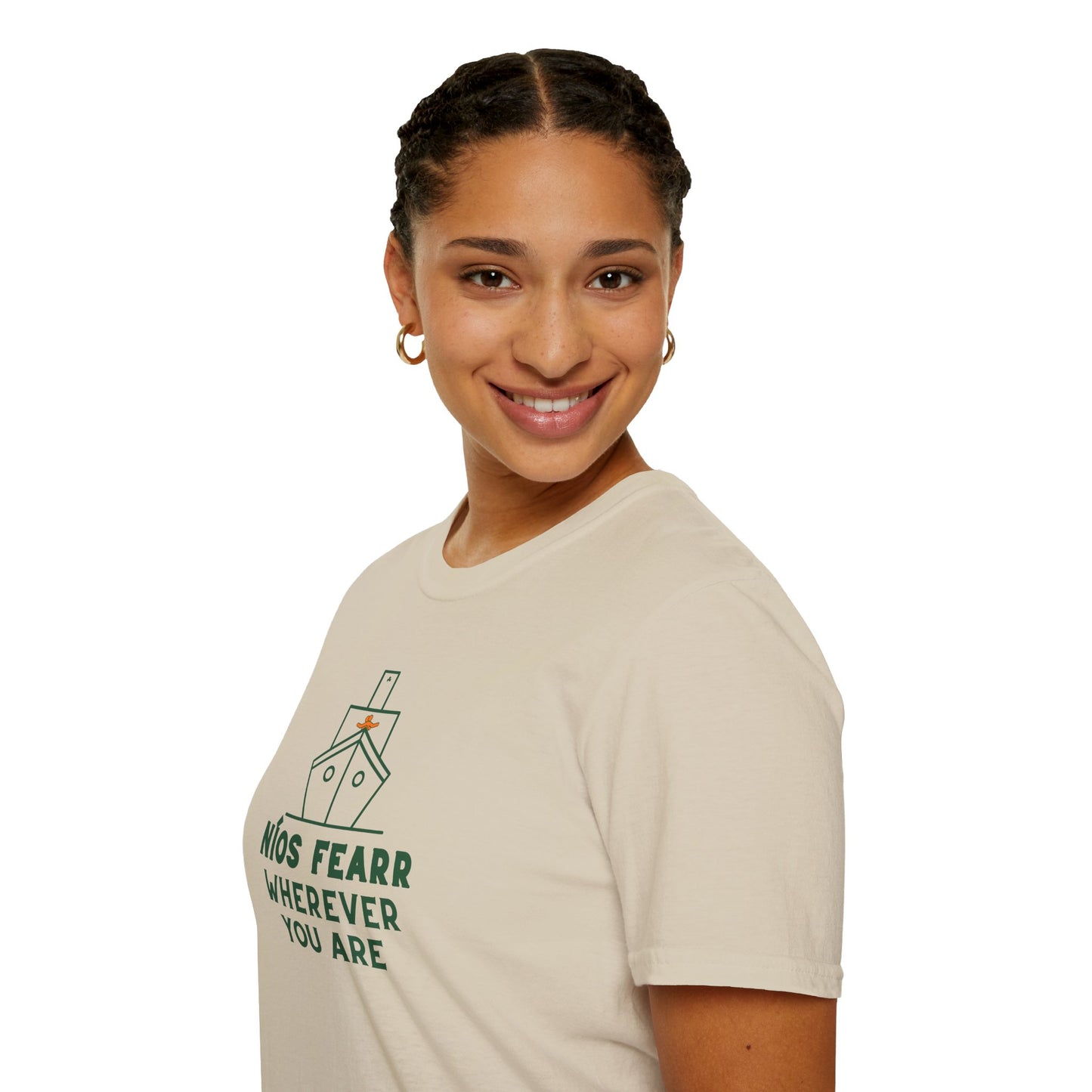 NÍOS FEARR WHEREVER YOU ARE Unisex Softstyle 100% Cotton T-Shirt