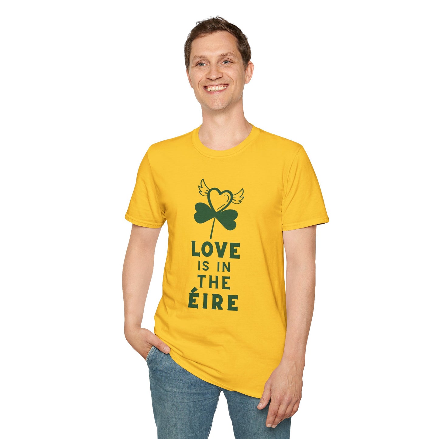 LOVE IS IN THE ÉIRE 2 Unisex Softstyle 100% Cotton T-Shirt