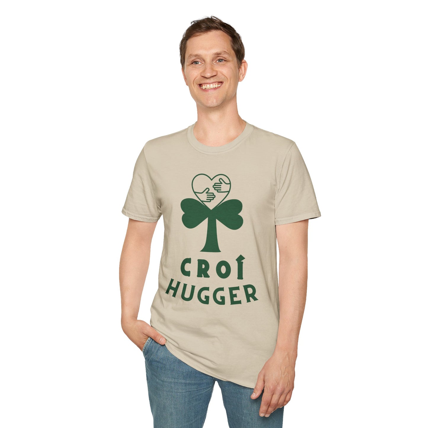 CROÍ HUGGER Unisex Softstyle 100% Cotton T-Shirt