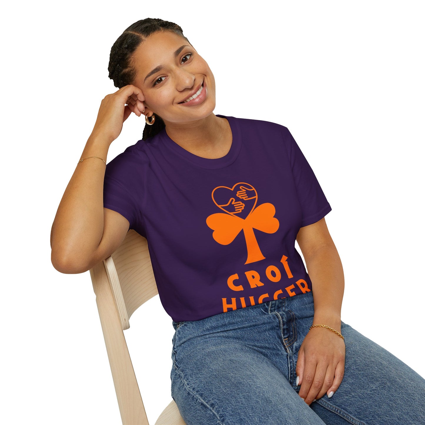 CROÍ HUGGER Unisex Softstyle 100% Cotton T-Shirt