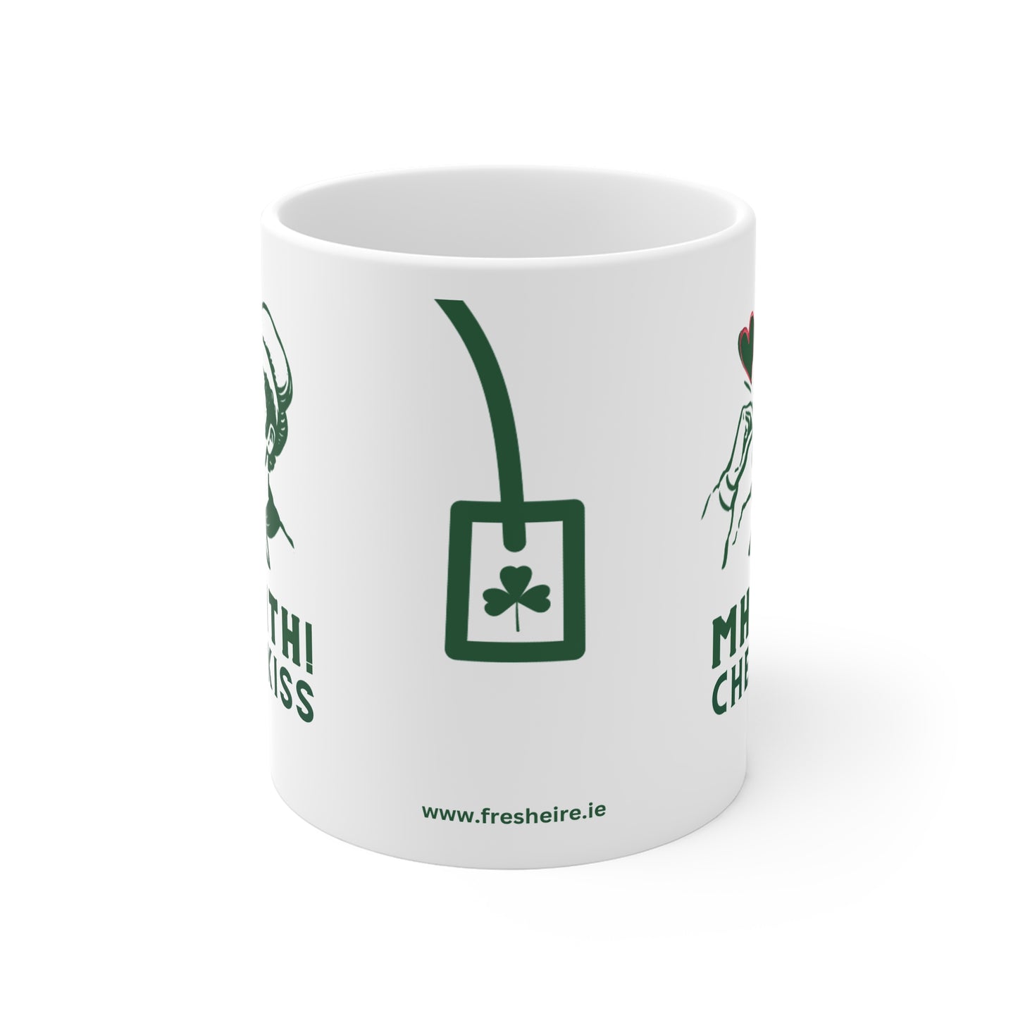 MHAITH! CHEF KISS 33cl White Ceramic Mug