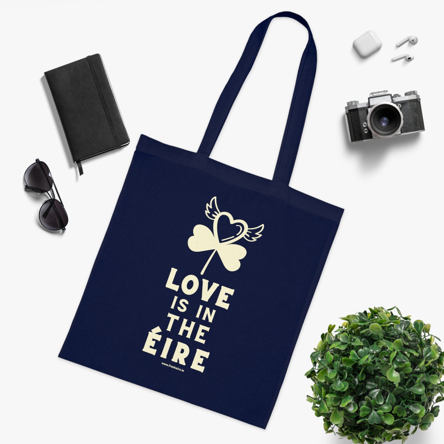 LOVE IS IN THE ÉIRE 2 100% Cotton Tote Bag