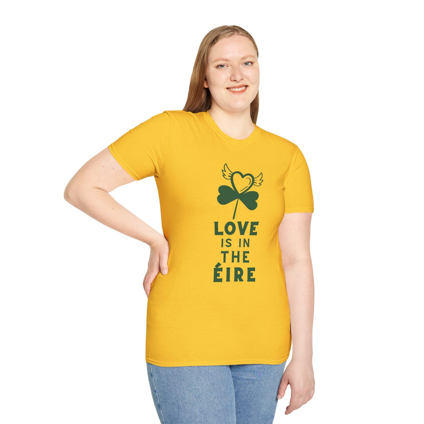 LOVE IS IN THE ÉIRE 2 Unisex Softstyle 100% Cotton T-Shirt