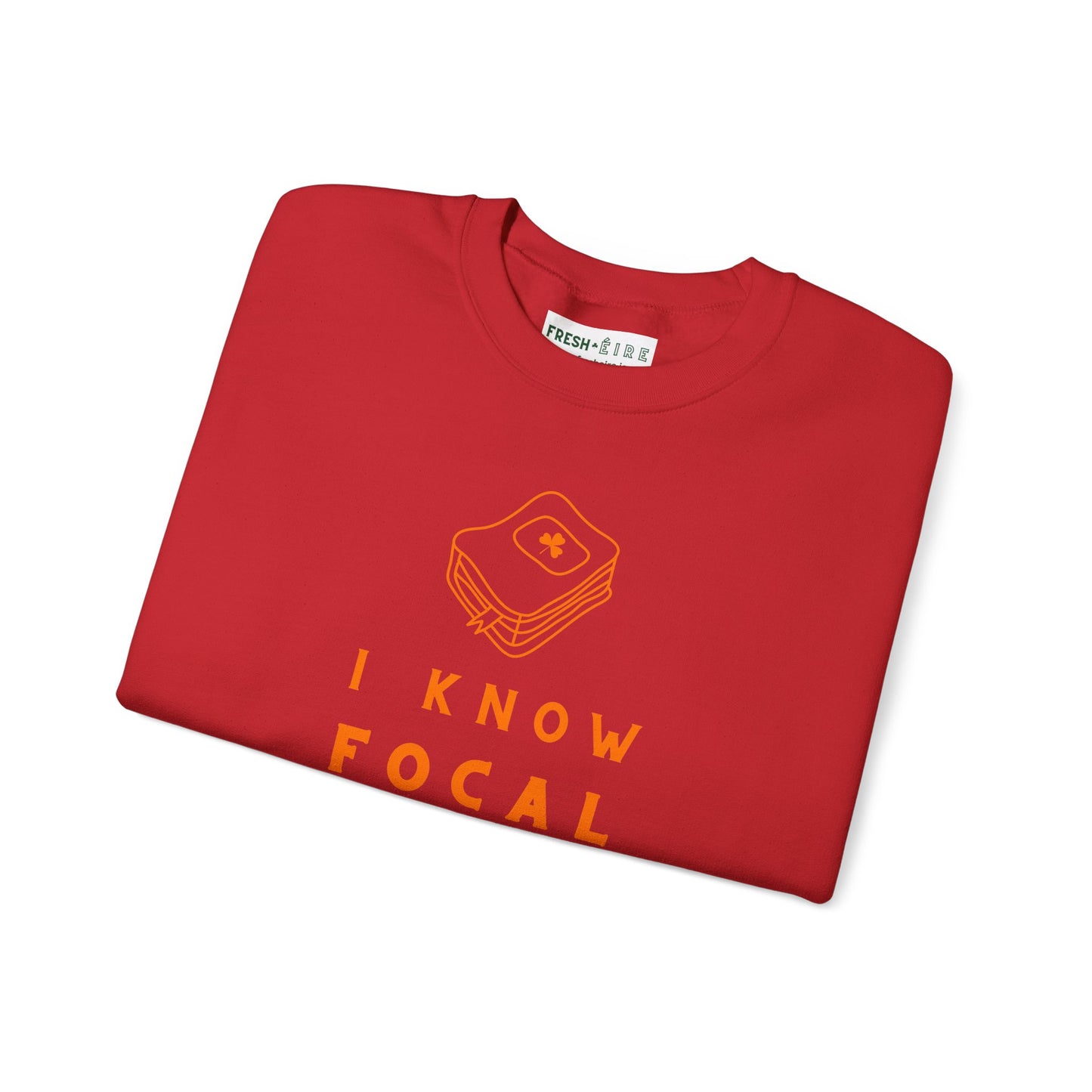 I KNOW FOCAL IN IRISH Unisex Heavy Blend™ Crewneck Sweatshirt