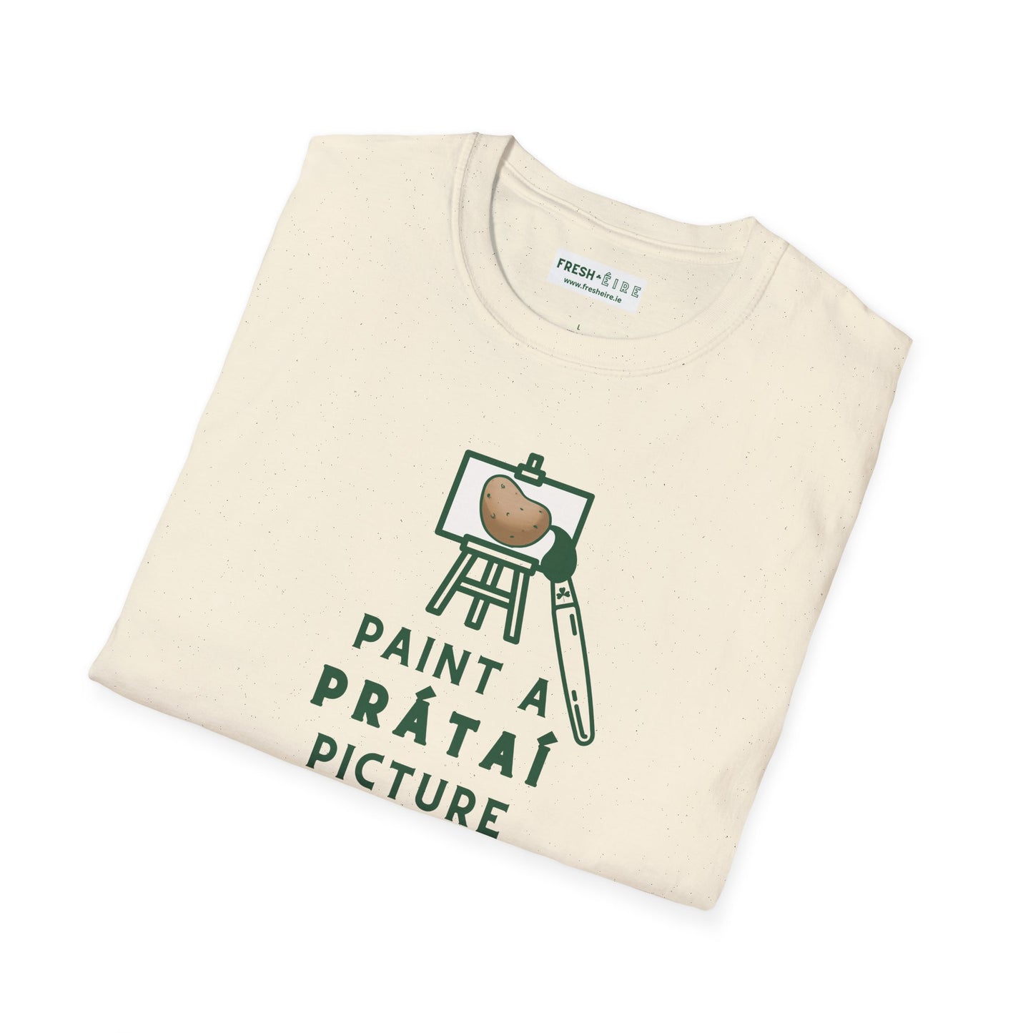 PAINT A PRÁTAÍ PICTURE Unisex Softstyle 100% Cotton T-Shirt