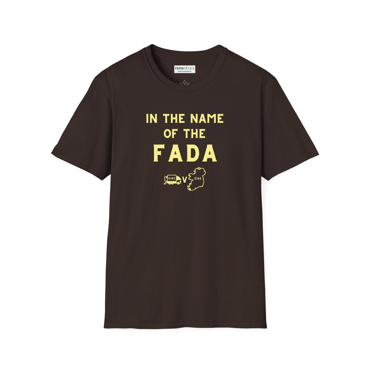 IN THE NAME OF THE FADA - EIRE vs ÉIRE Unisex Softstyle 100% Cotton T-Shirt