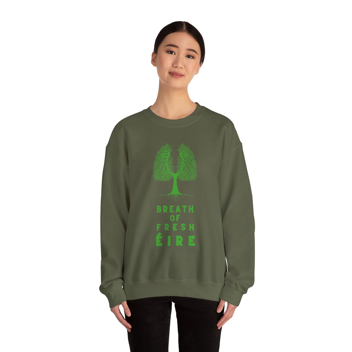 BREATH OF FRESH ÉIRE Unisex Heavy Blend™ Crewneck Sweatshirt