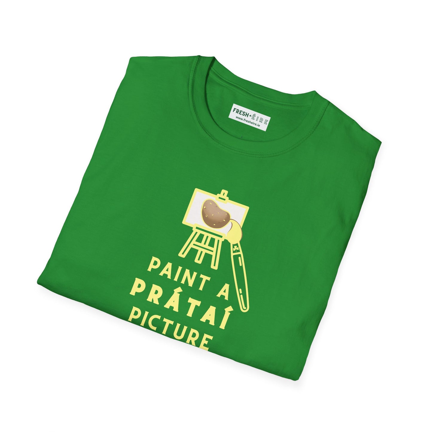 PAINT A PRÁTAÍ PICTURE Unisex Softstyle 100% Cotton T-Shirt