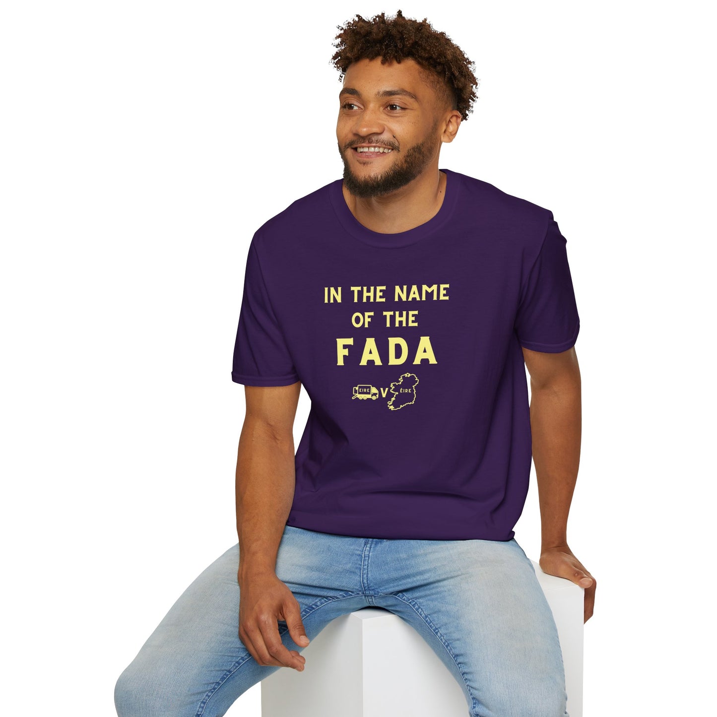 IN THE NAME OF THE FADA - EIRE vs ÉIRE Unisex Softstyle 100% Cotton T-Shirt