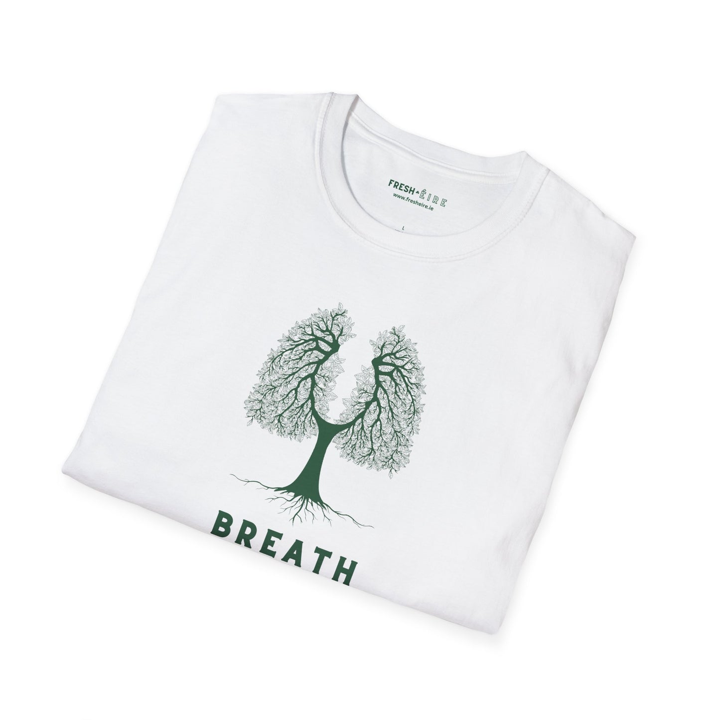BREATH OF FRESH ÉIRE Unisex Softstyle 100% Cotton T-Shirt
