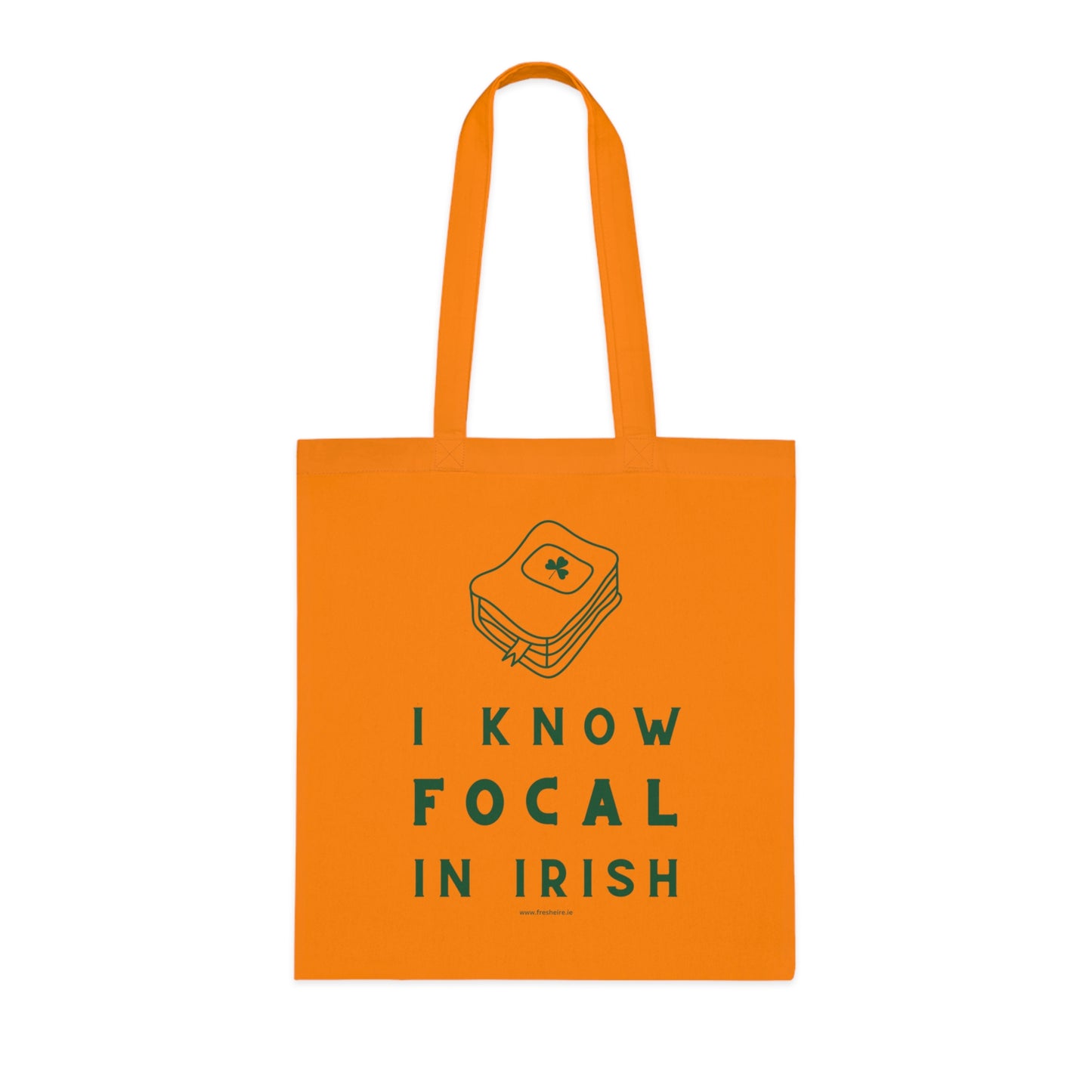 I KNOW FOCAL IN IRISH 100% Cotton Tote Bag