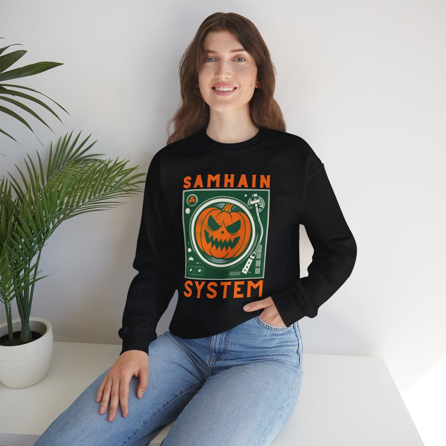 SAMHAIM SYSTEM Unisex Heavy Blend Crewneck Sweatshirt