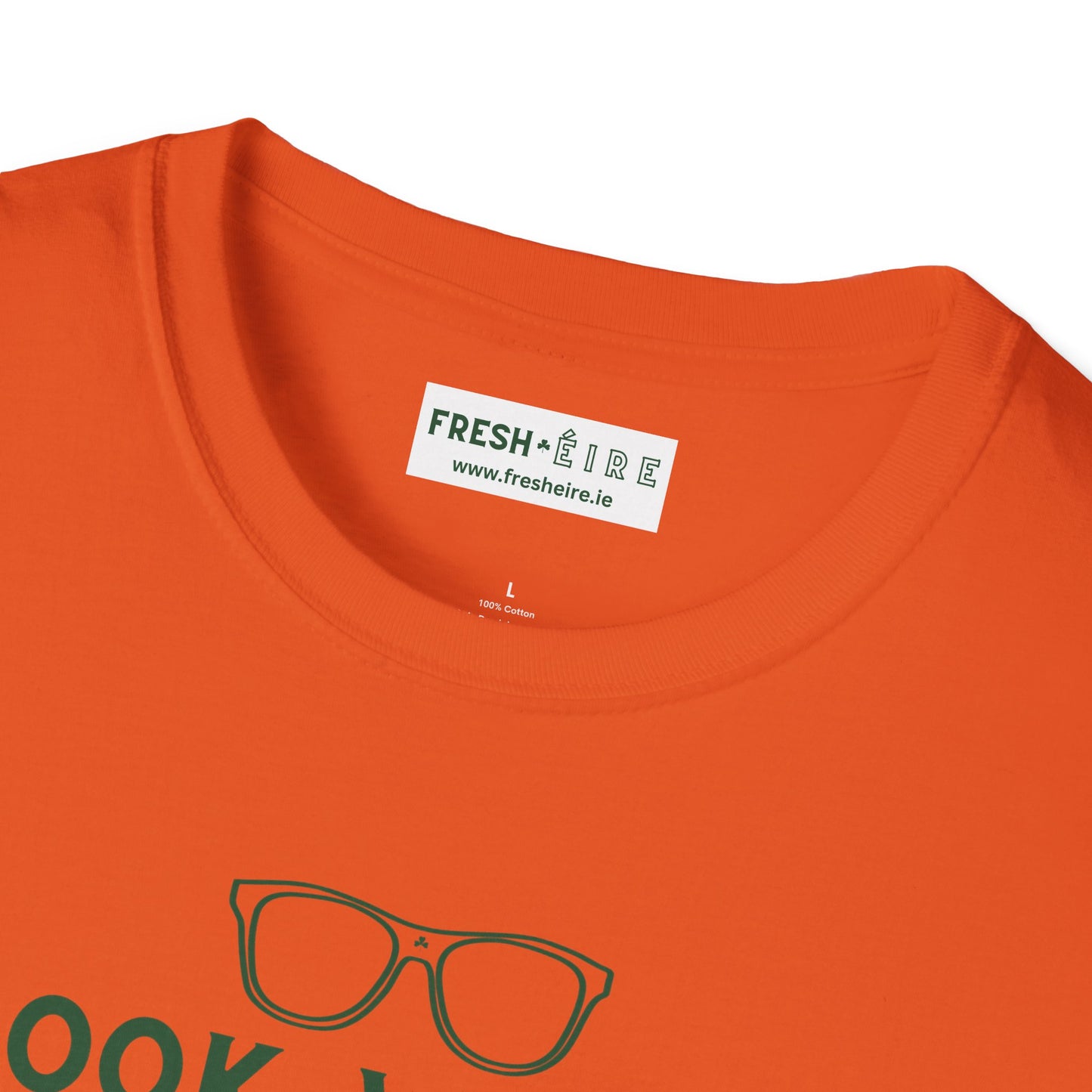 LOOK WHO'S AG CAINT Unisex Softstyle 100% Cotton T-Shirt