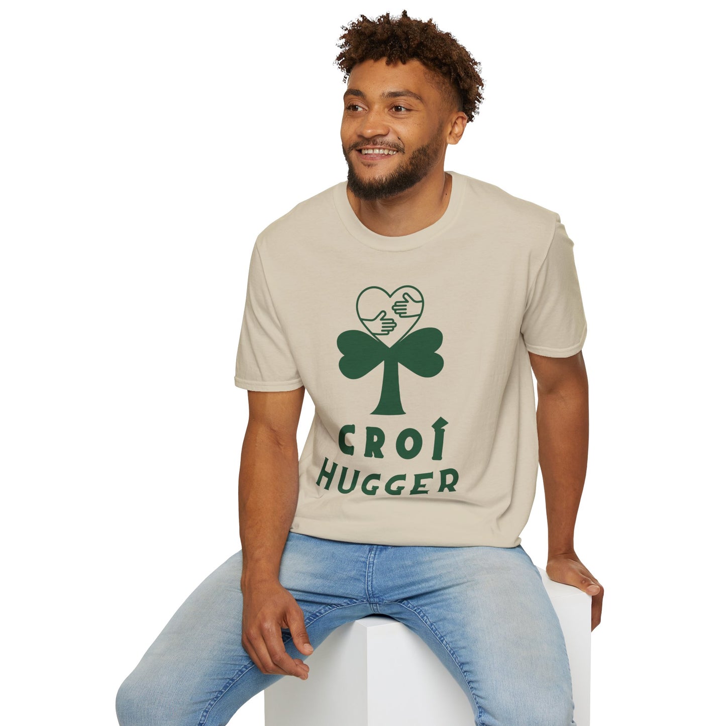CROÍ HUGGER Unisex Softstyle 100% Cotton T-Shirt