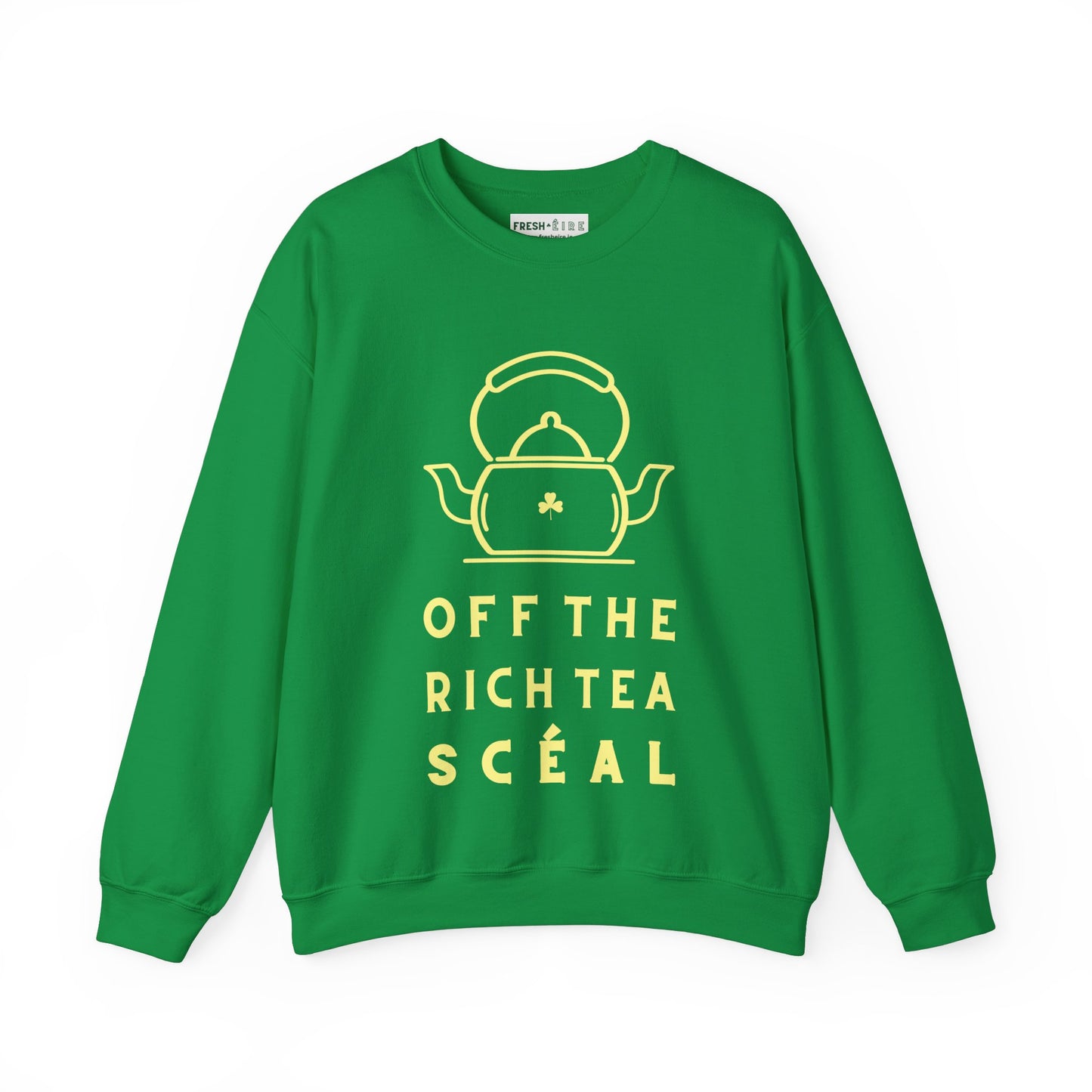 OFF THE RICH TEA SCÉAL Unisex Heavy Blend™ Crewneck Sweatshirt