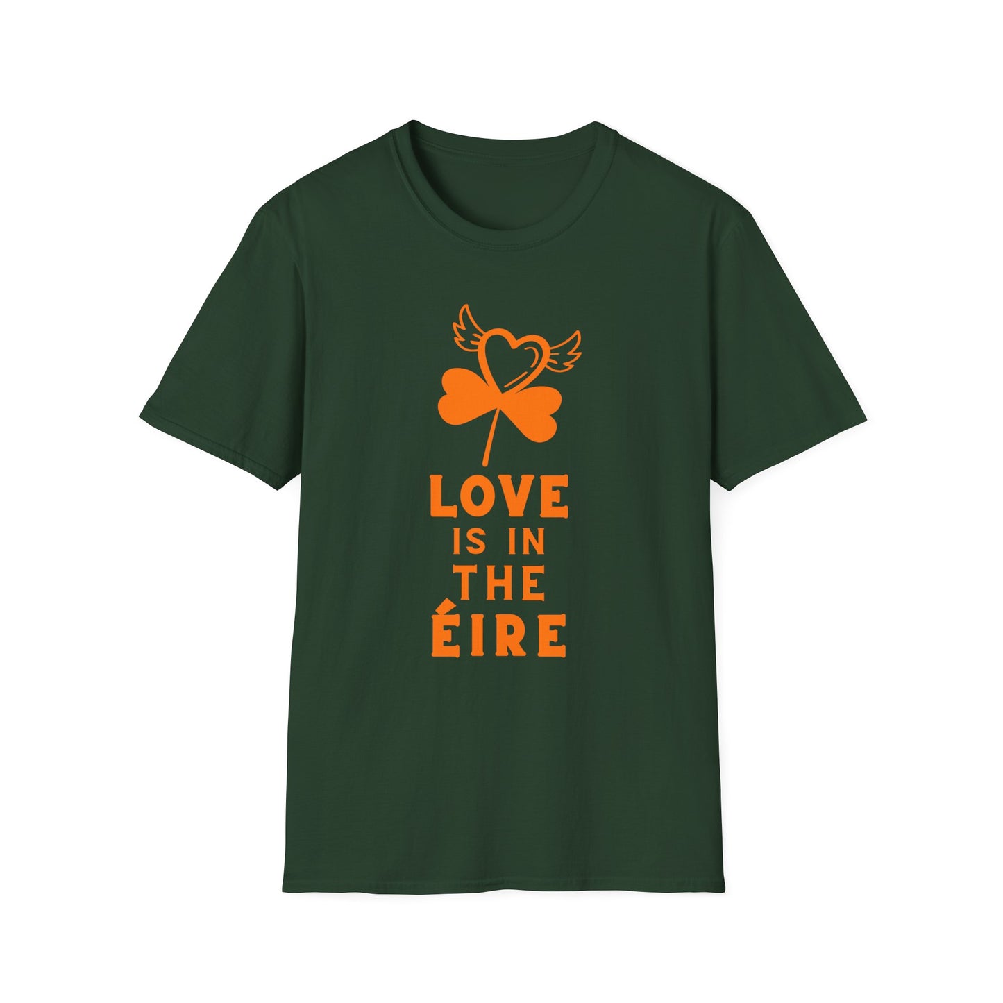 LOVE IS IN THE ÉIRE 2 Unisex Softstyle 100% Cotton T-Shirt