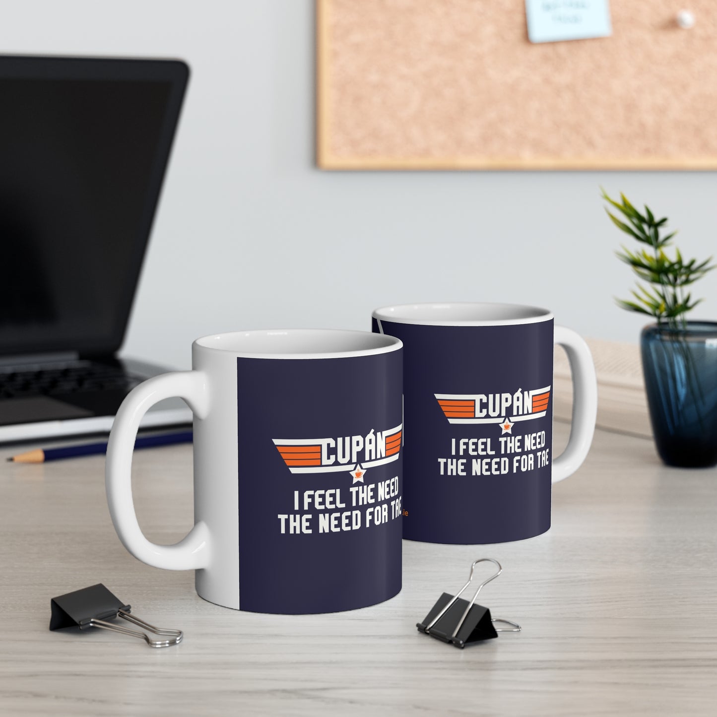 CUPÁN 33cl White Ceramic Mug