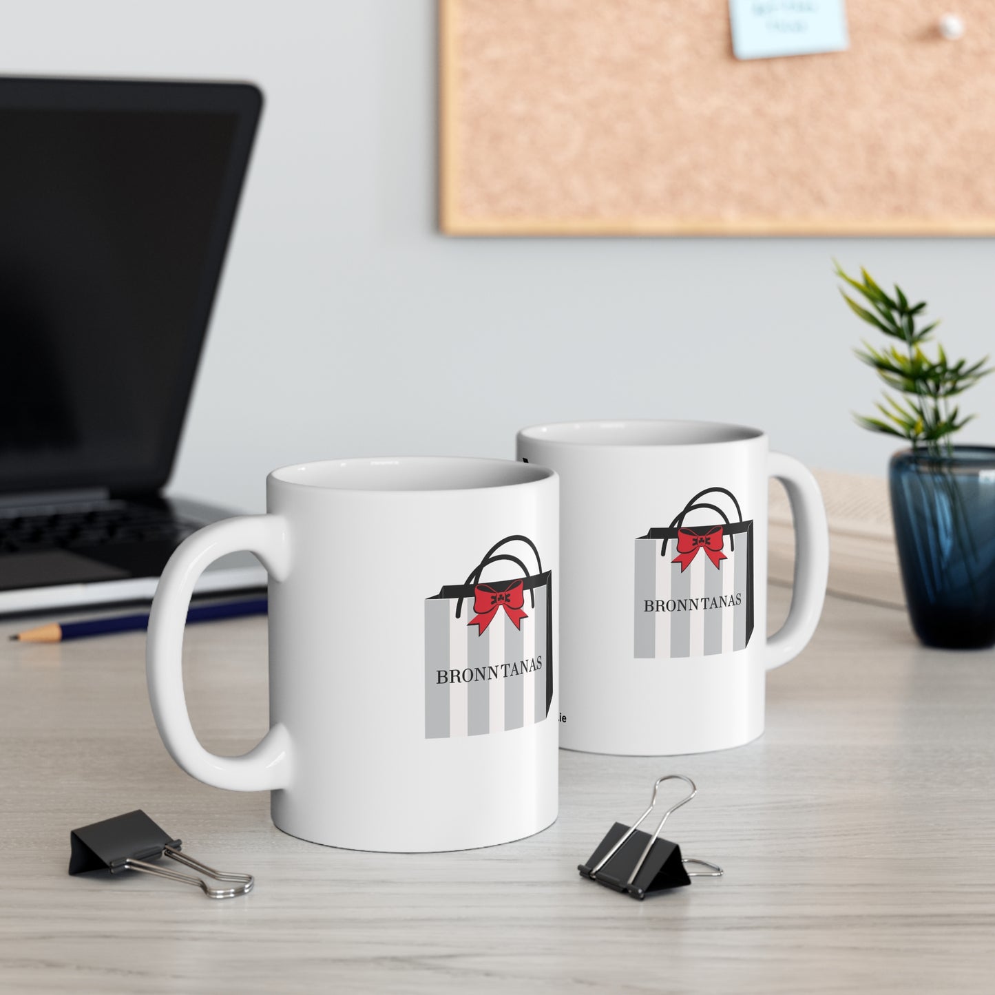 BRONNTANAS 33cl White Ceramic Mug