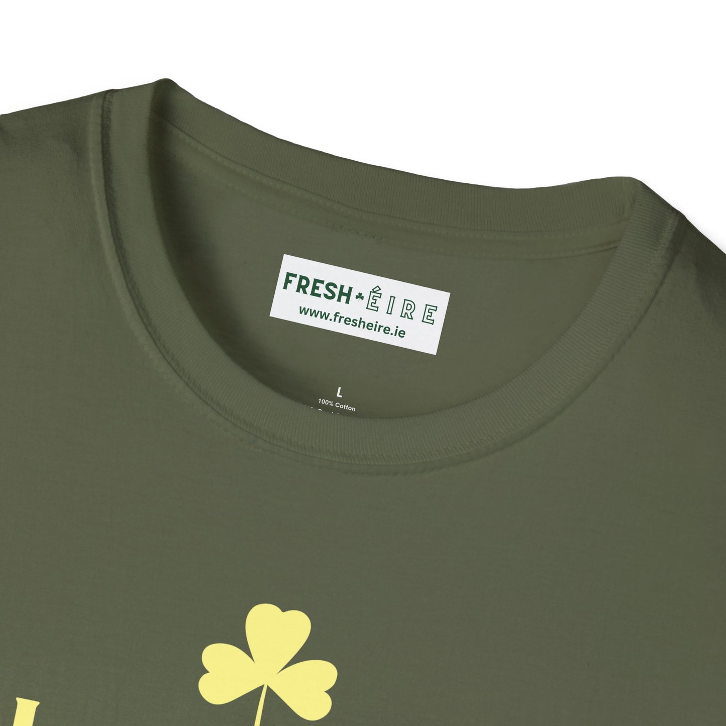 FLOATING ON ÉIRE Unisex Softstyle 100% Cotton T-Shirt