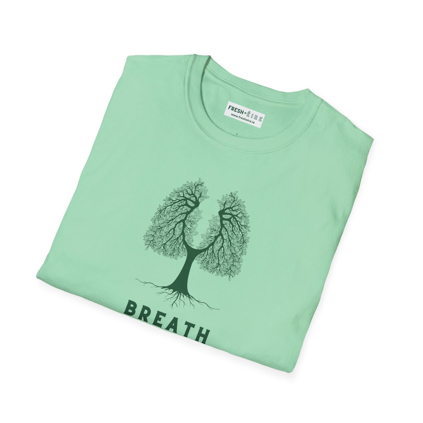 BREATH OF FRESH ÉIRE Unisex Softstyle 100% Cotton T-Shirt