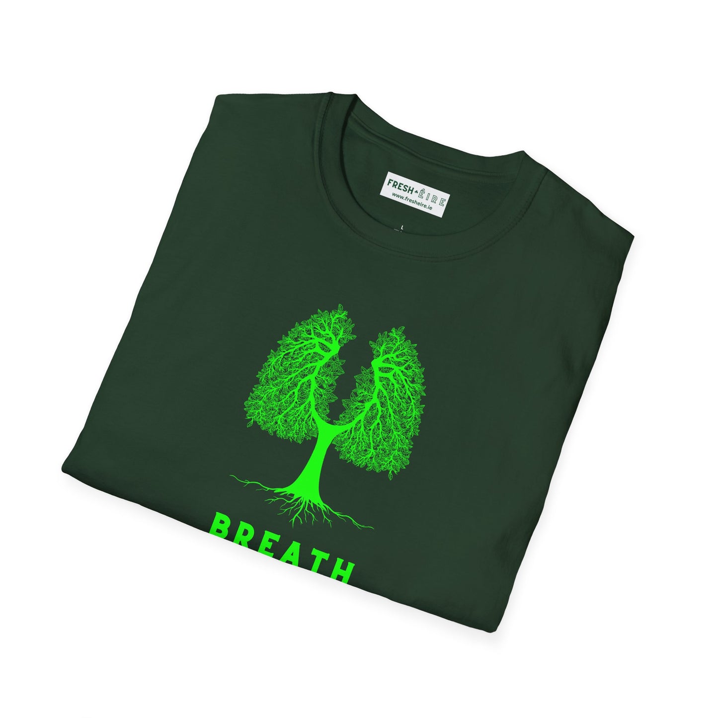 BREATH OF FRESH ÉIRE Unisex Softstyle 100% Cotton T-Shirt
