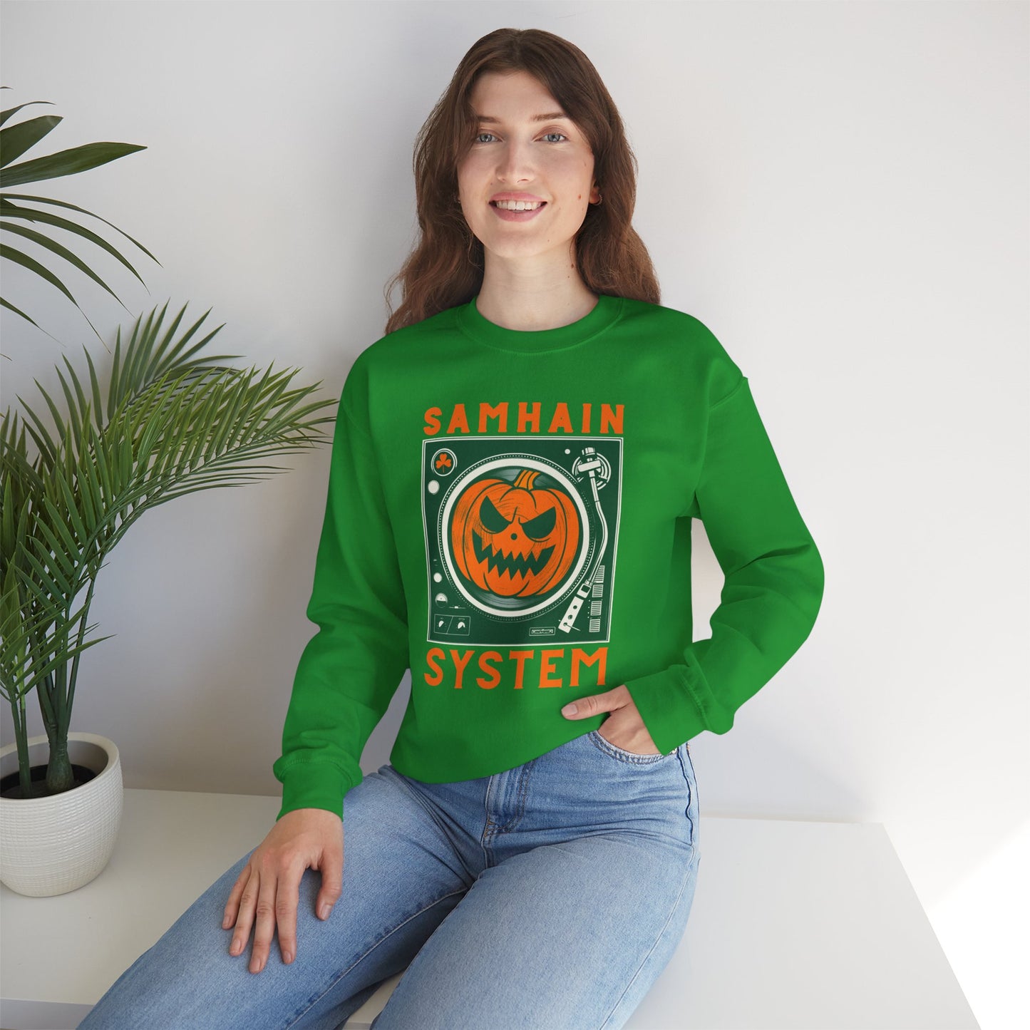 SAMHAIM SYSTEM Unisex Heavy Blend Crewneck Sweatshirt