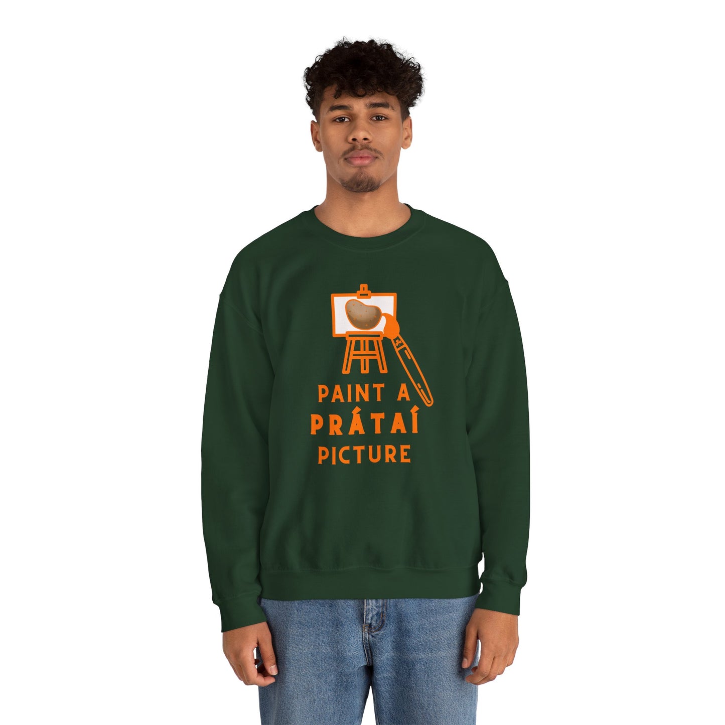 PAINT A PRÁTAÍ PICTURE Unisex Heavy Blend™ Crewneck Sweatshirt