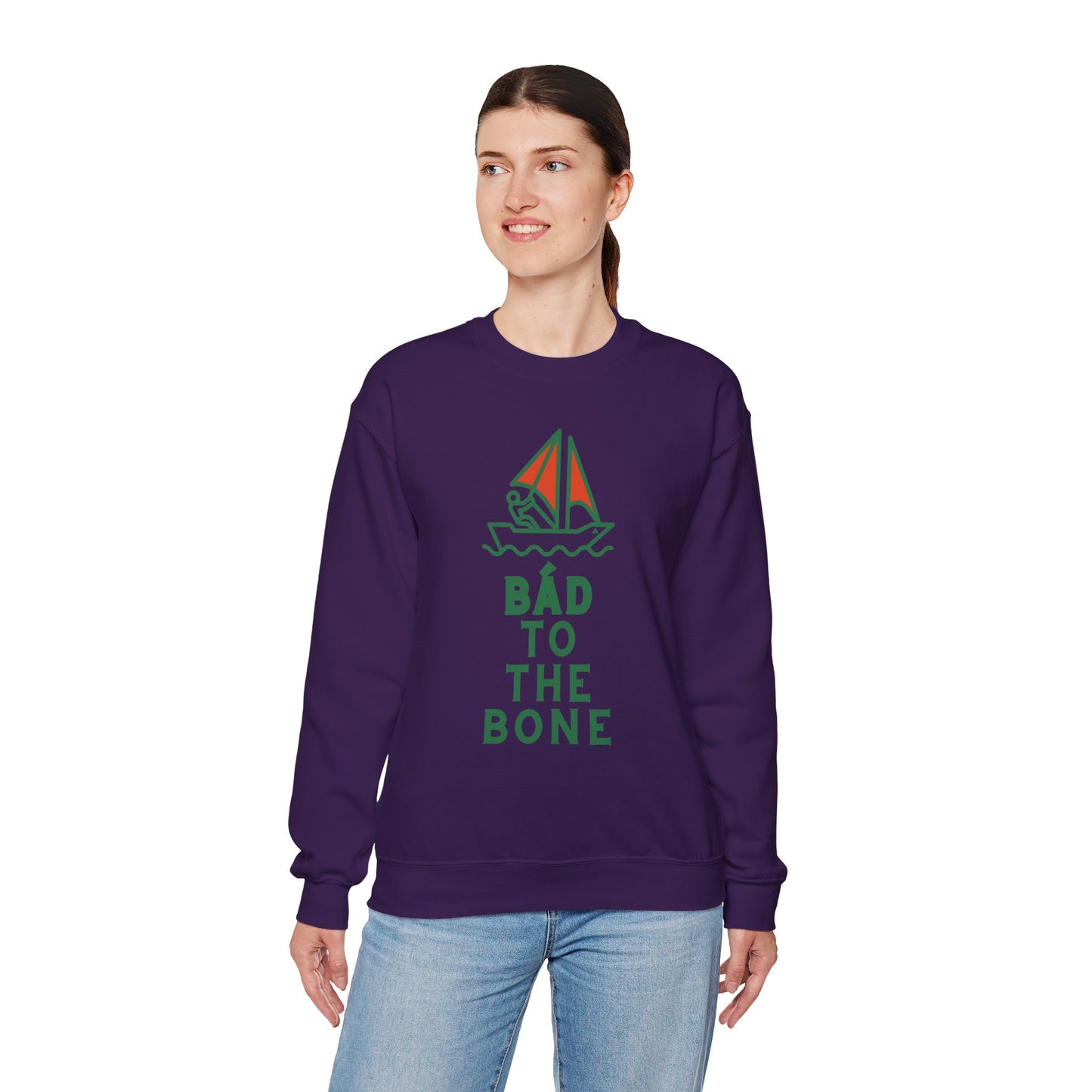 BÁD TO THE BONE Unisex Heavy Blend™ Crewneck Sweatshirt