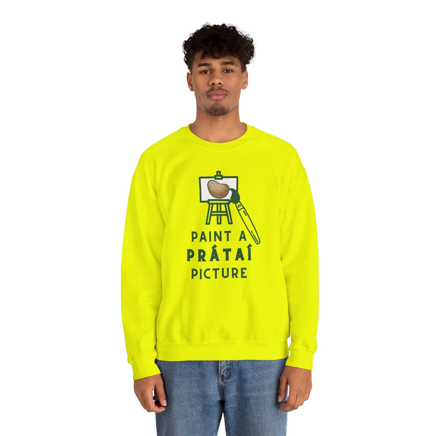 PAINT A PRÁTAÍ PICTURE Unisex Heavy Blend™ Crewneck Sweatshirt