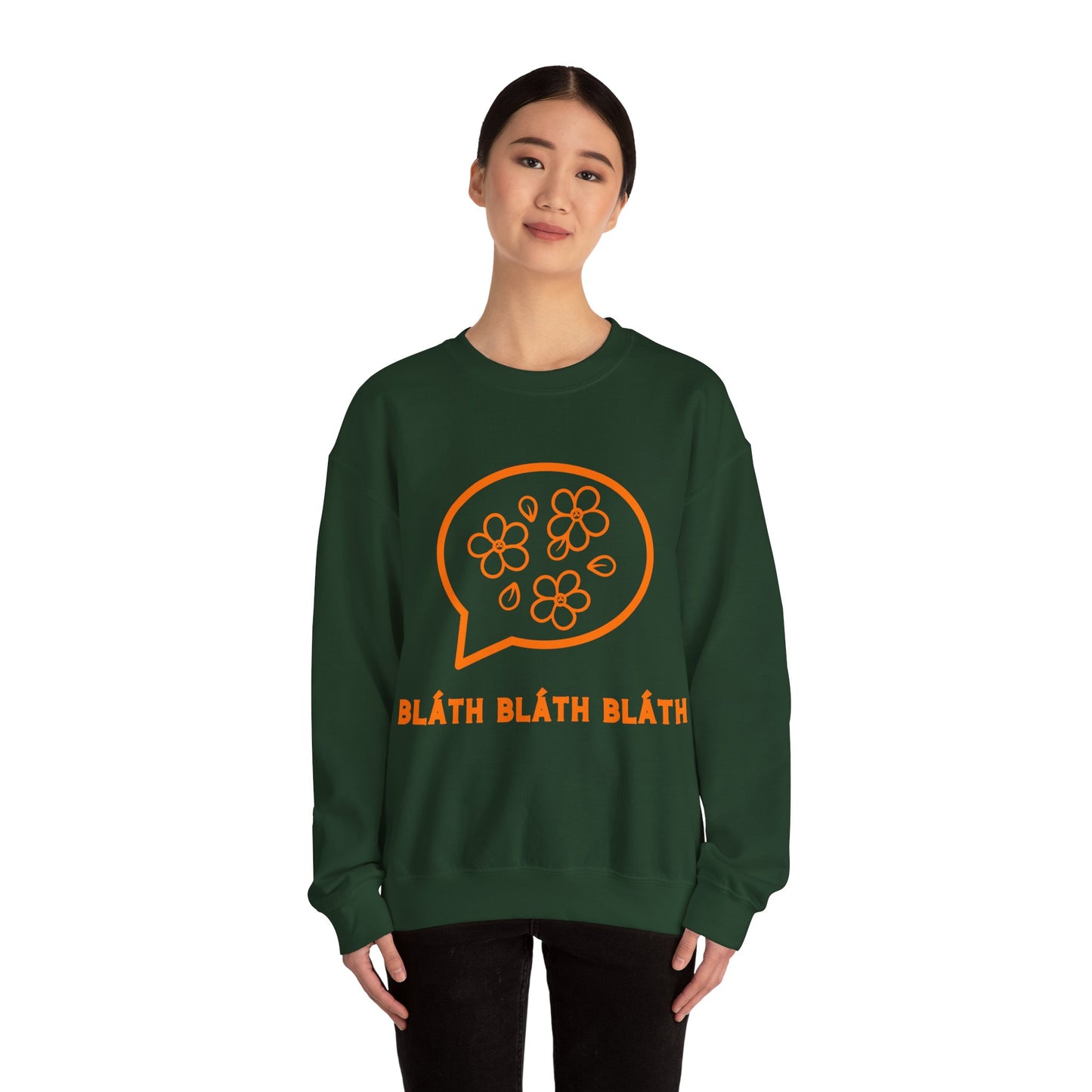 BLÁTH BLÁTH BLÁTH Unisex Heavy Blend Crewneck Sweatshirt