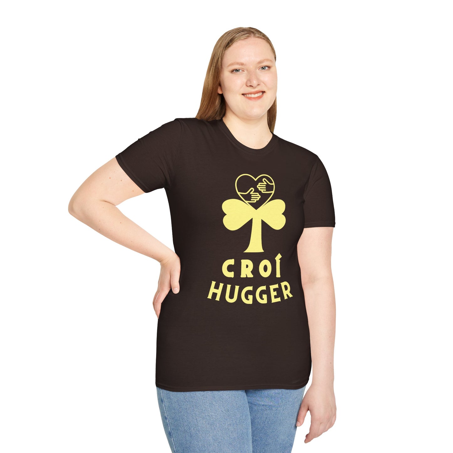 CROÍ HUGGER Unisex Softstyle 100% Cotton T-Shirt