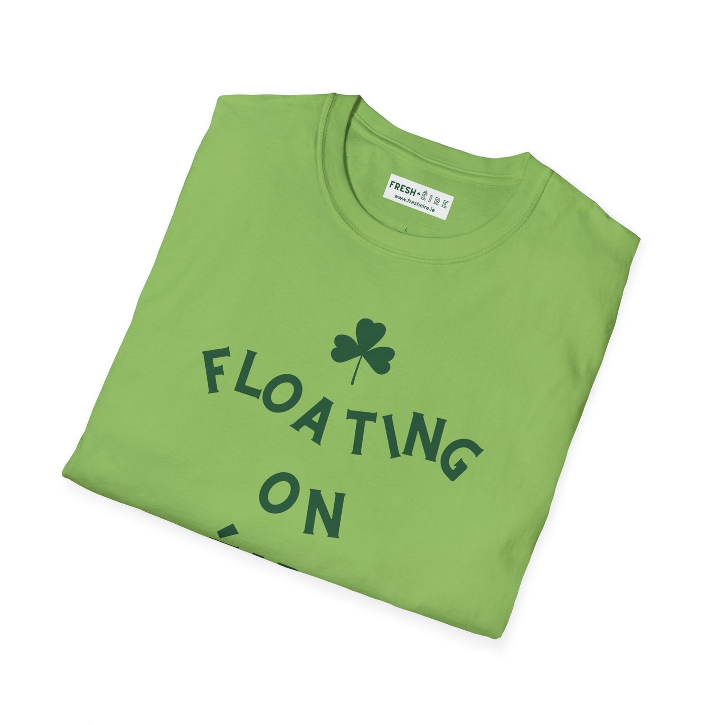 FLOATING ON ÉIRE Unisex Softstyle 100% Cotton T-Shirt