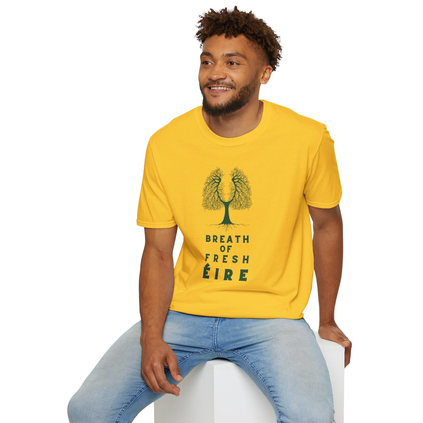 BREATH OF FRESH ÉIRE Unisex Softstyle 100% Cotton T-Shirt